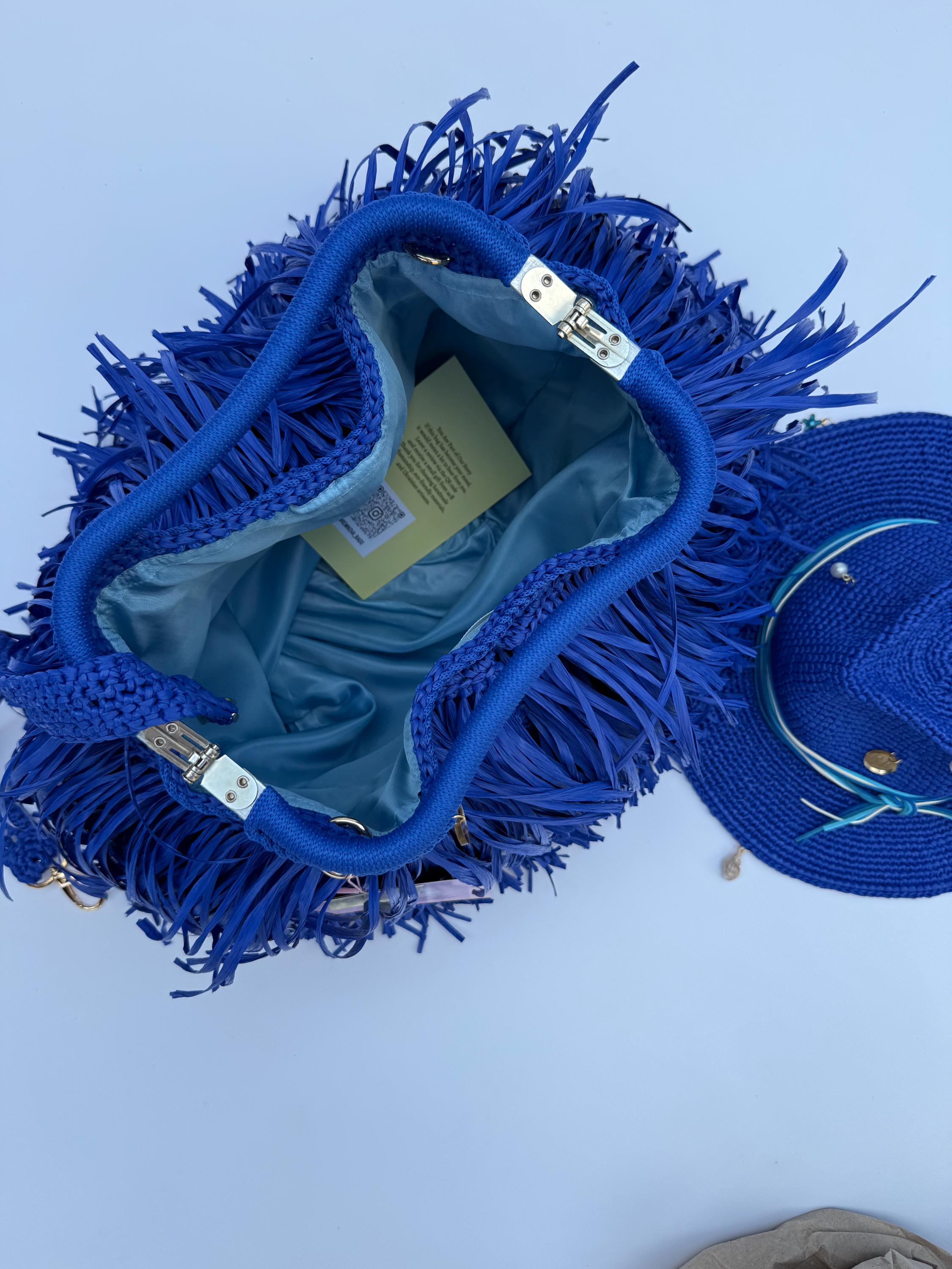SHAGGY BAG — ROYAL BLUE — view 4