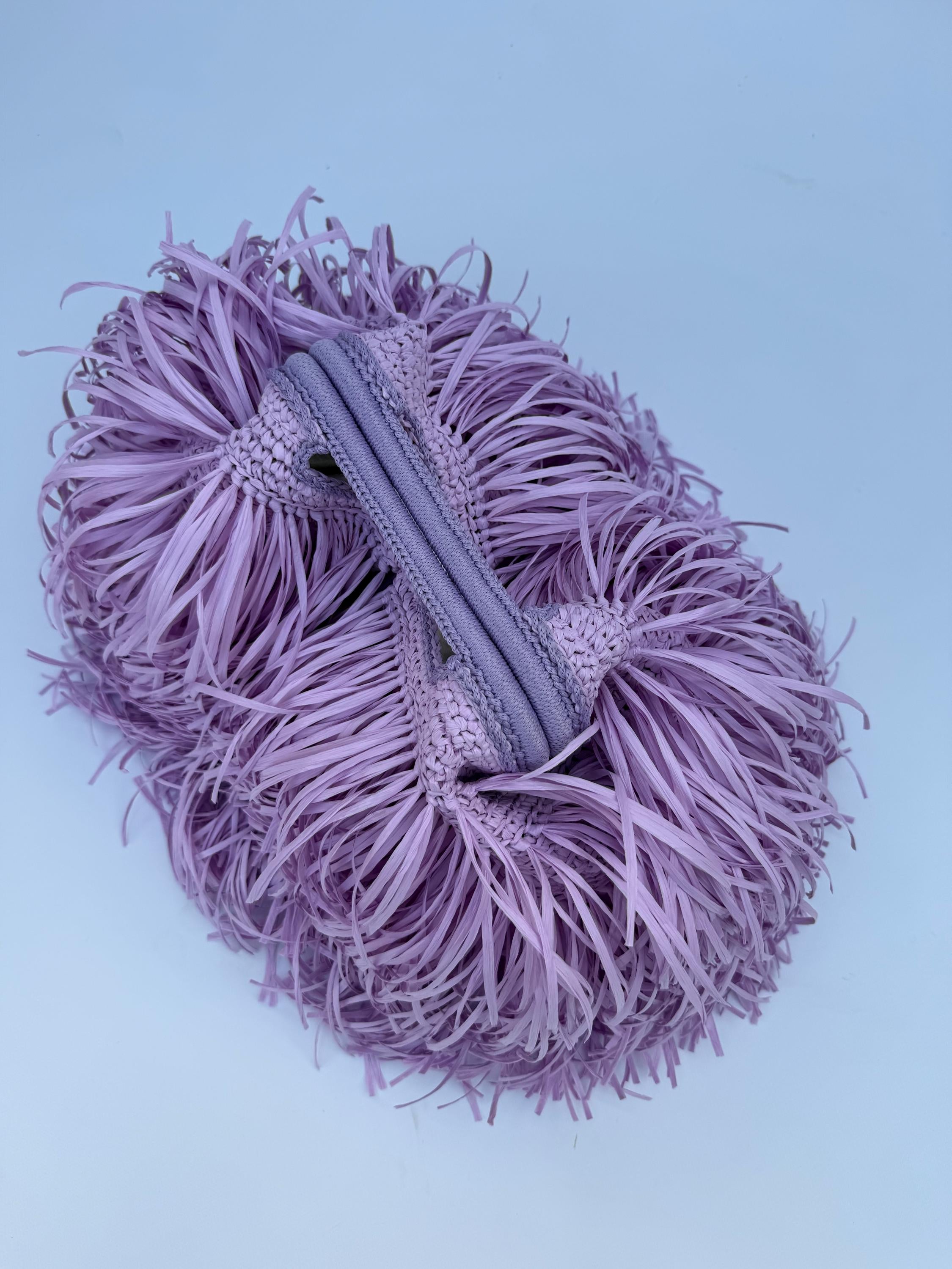 SHAGGY BAG — LAVENDER — view 4