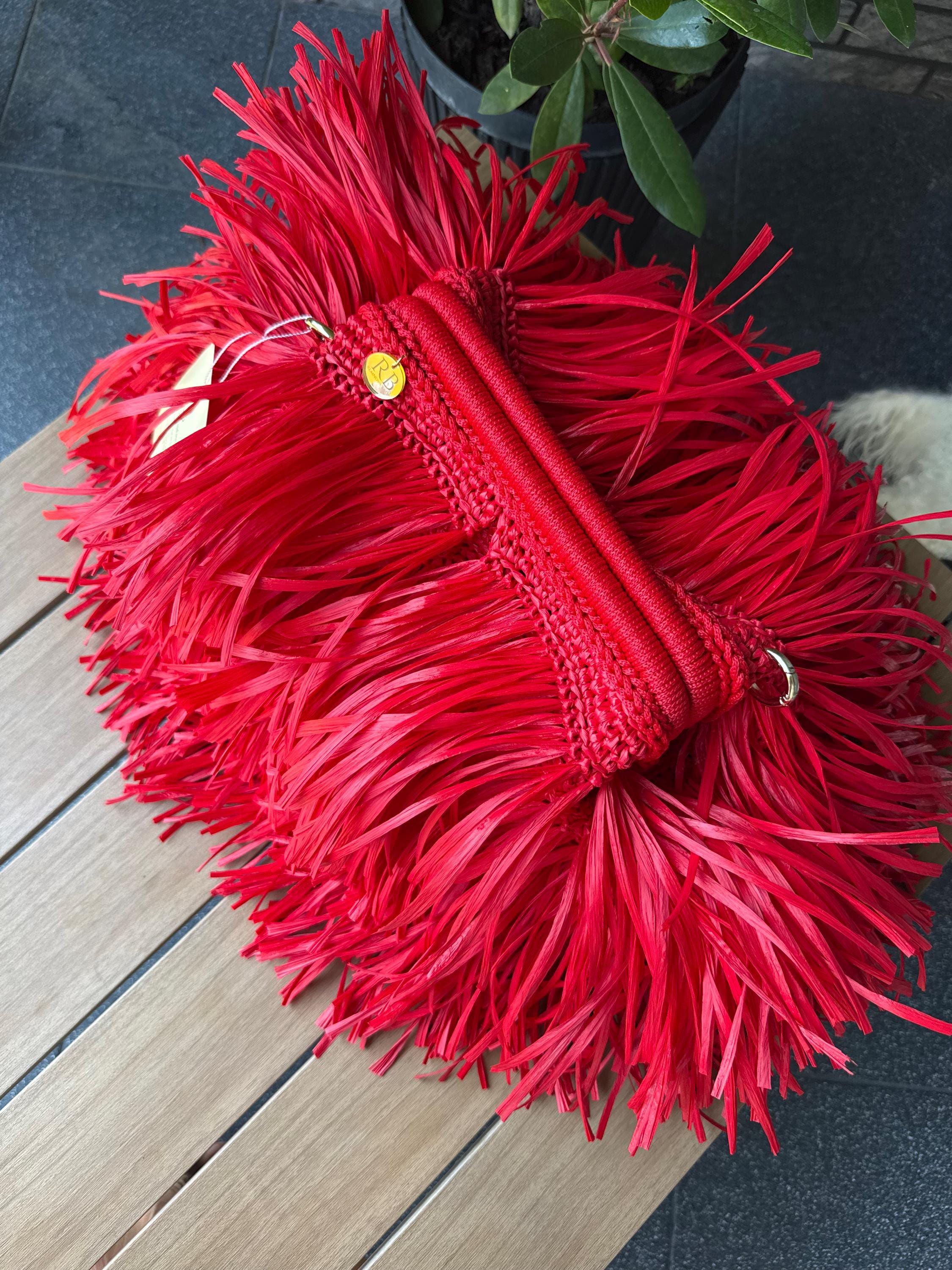 TEXTURE CLUTCH — RED — view 5