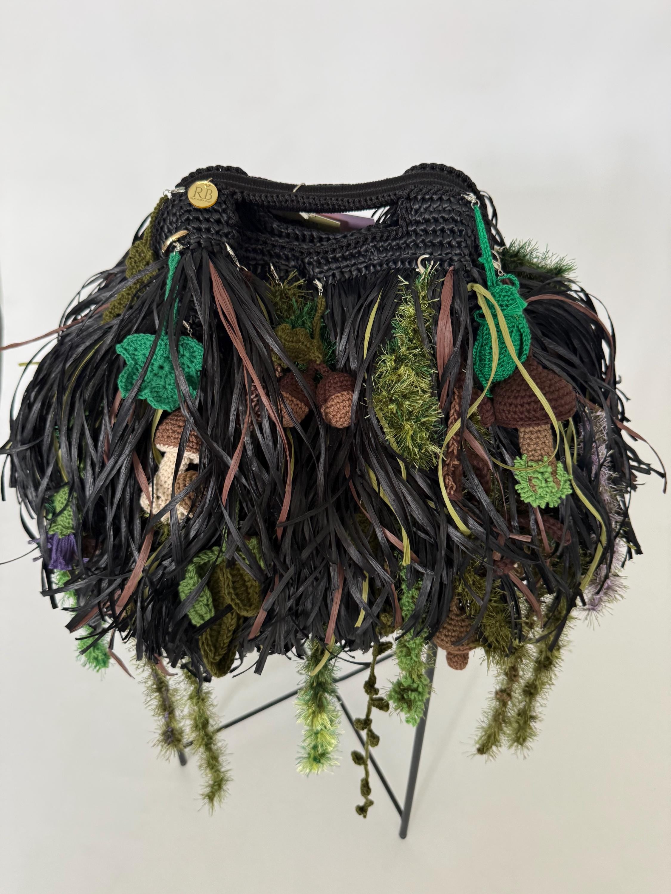 SHAGGY BAG — BLACK — view 1