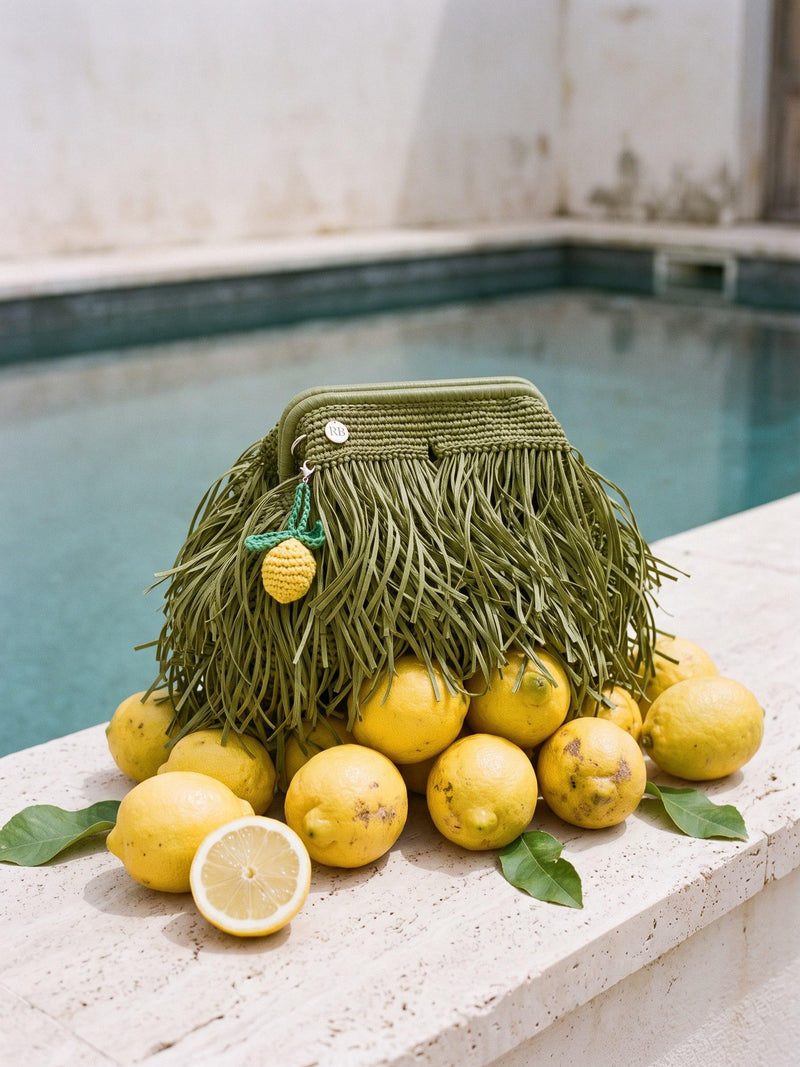 TEXTURE CLUTCH — OLIVE — view 1