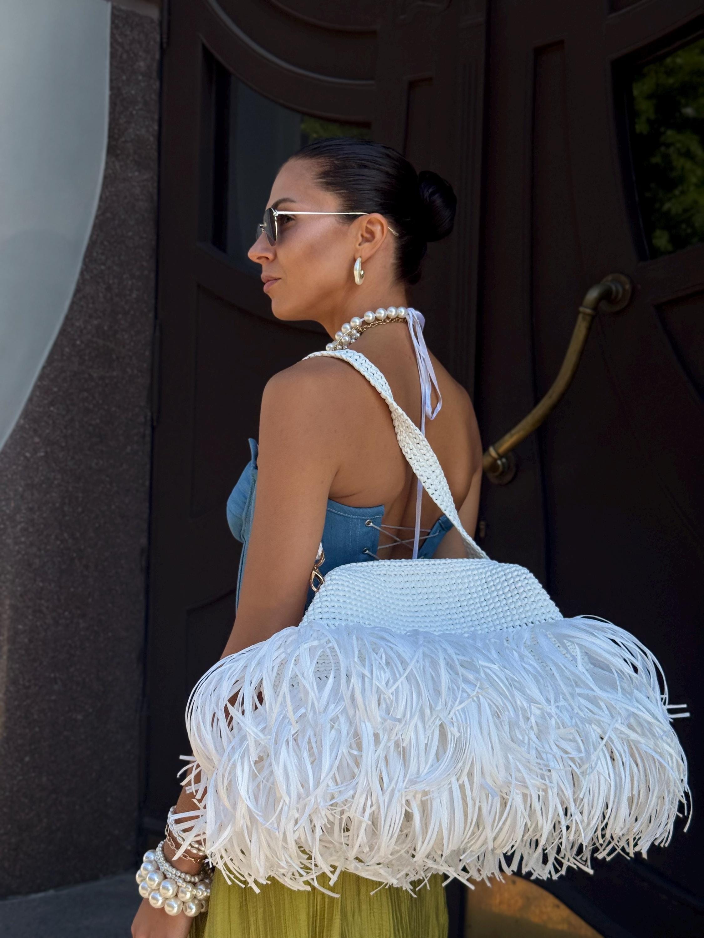 TEXTURE CLUTCH — WHITE — view 10
