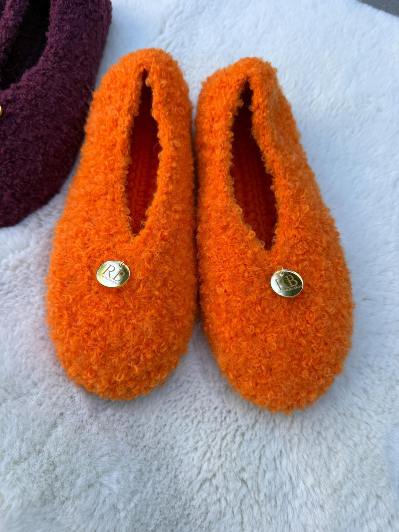 SLIPPERS — ORANGE — view 1