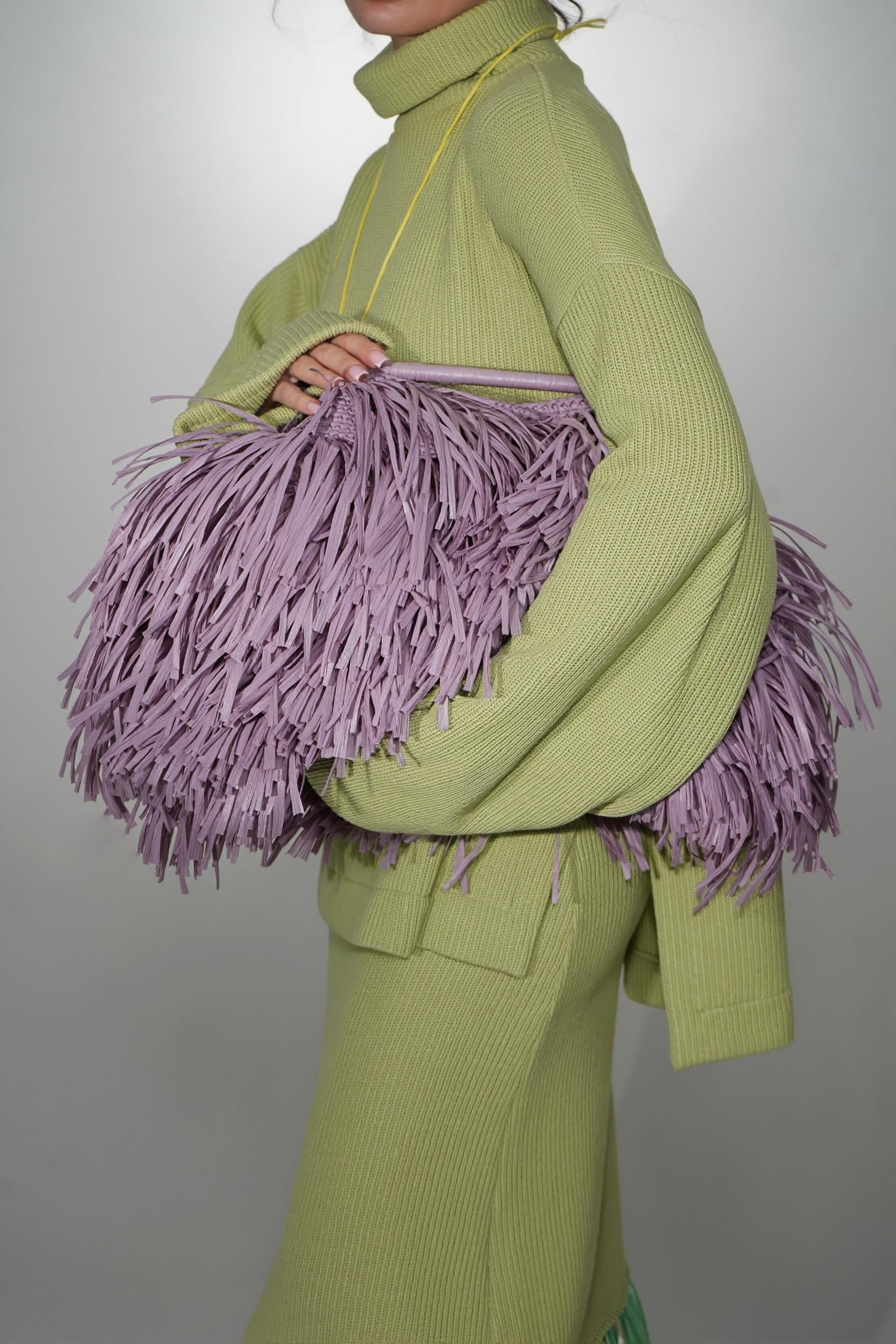 SHAGGY BAG — LAVENDER — view 1