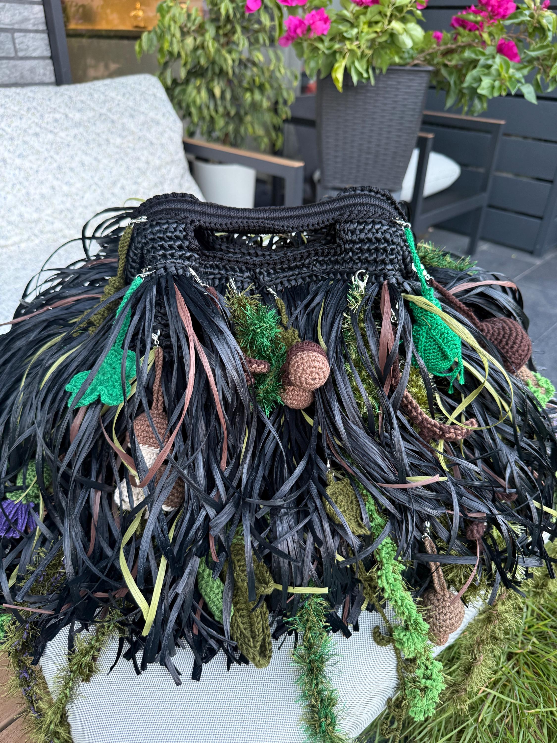 SHAGGY BAG — BLACK — view 2