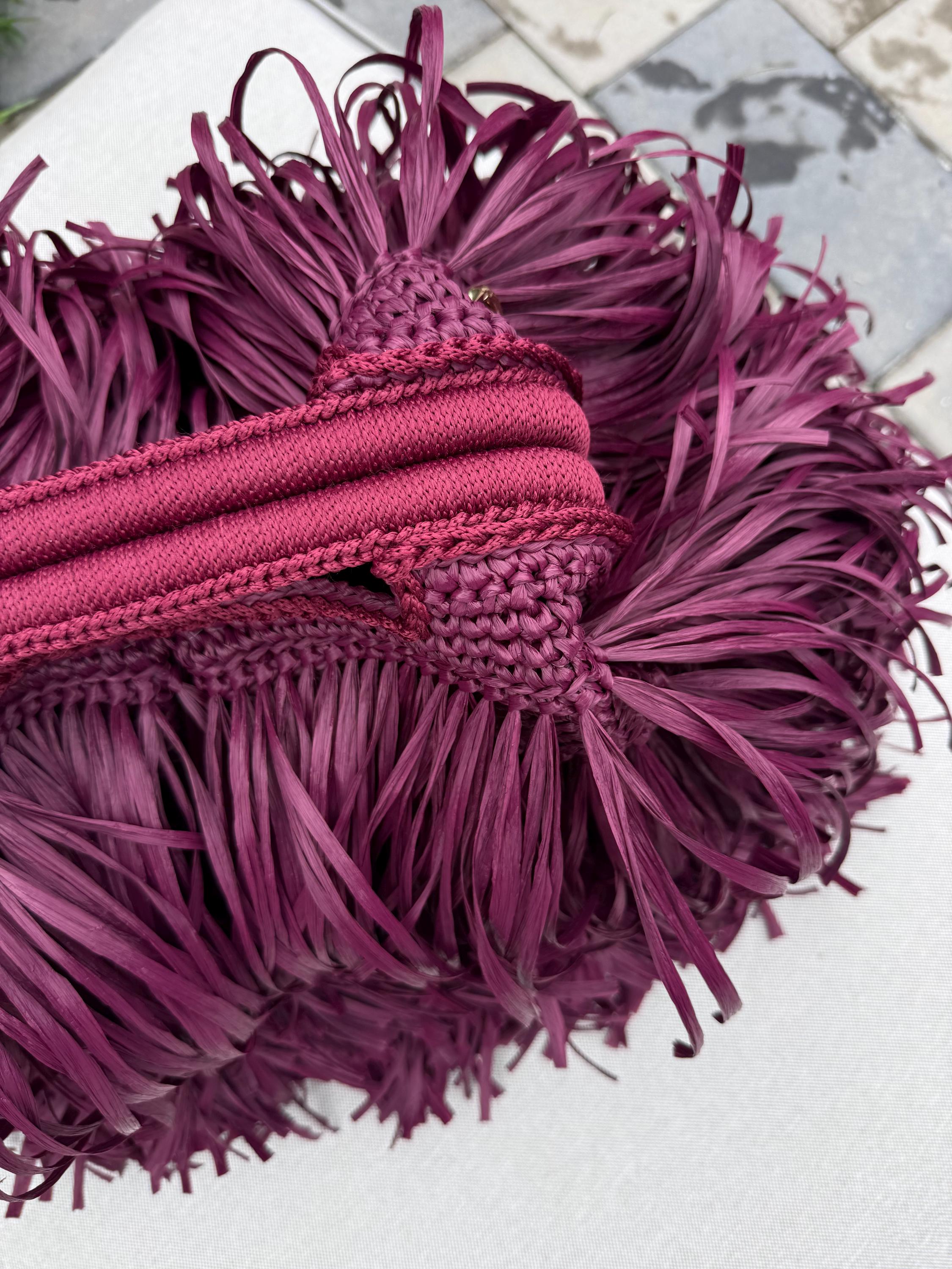 SHAGGY BAG — BURGUNDY — view 3