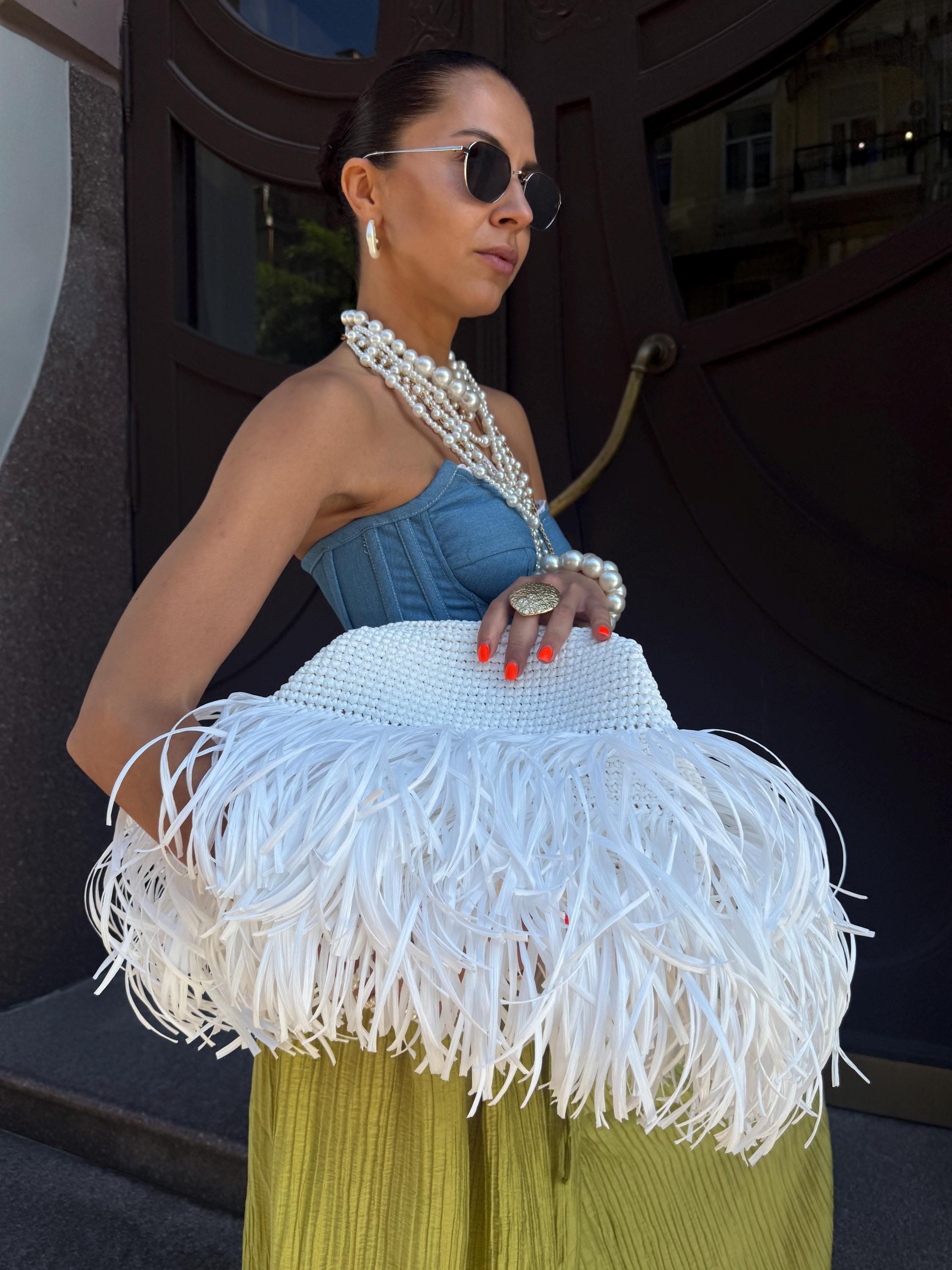 TEXTURE CLUTCH — WHITE — view 6