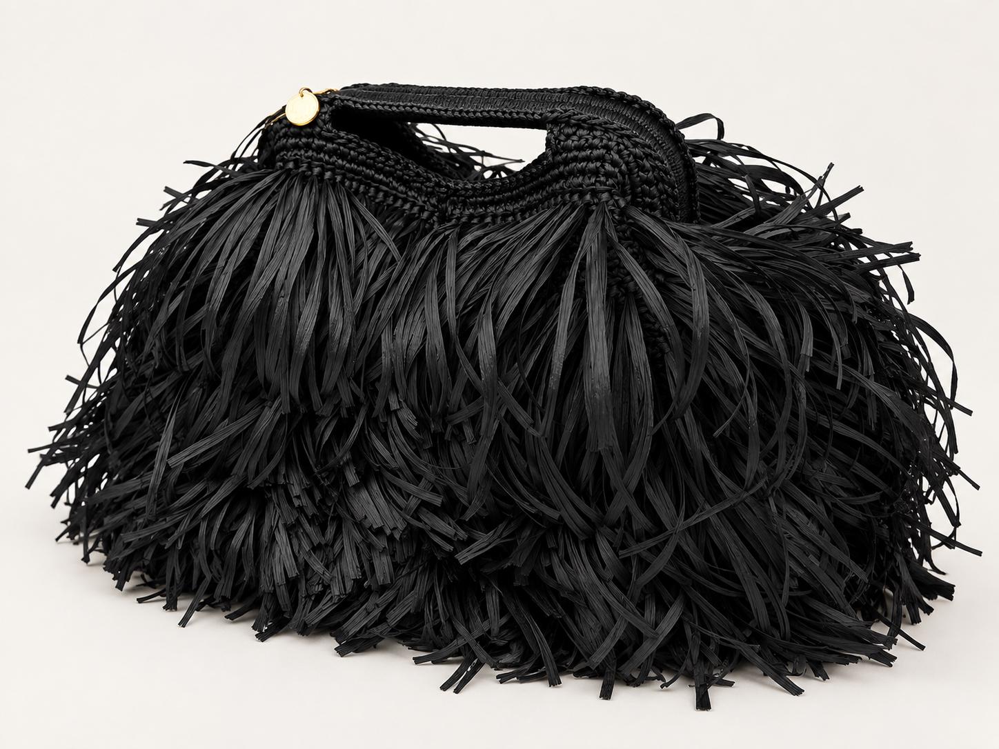 SHAGGY BAG — BLACK — view 5