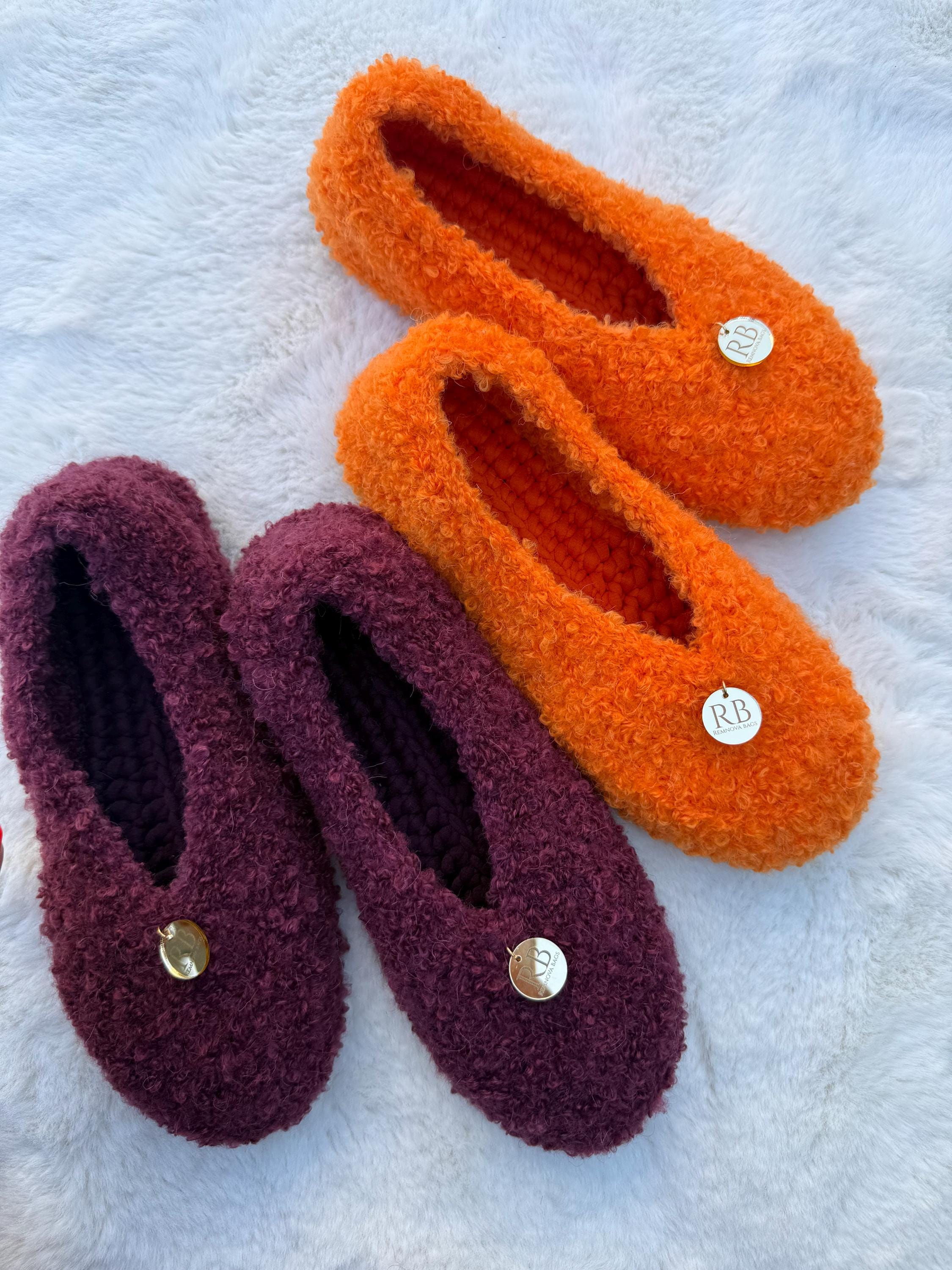 SLIPPERS — BURGUNDY — view 2