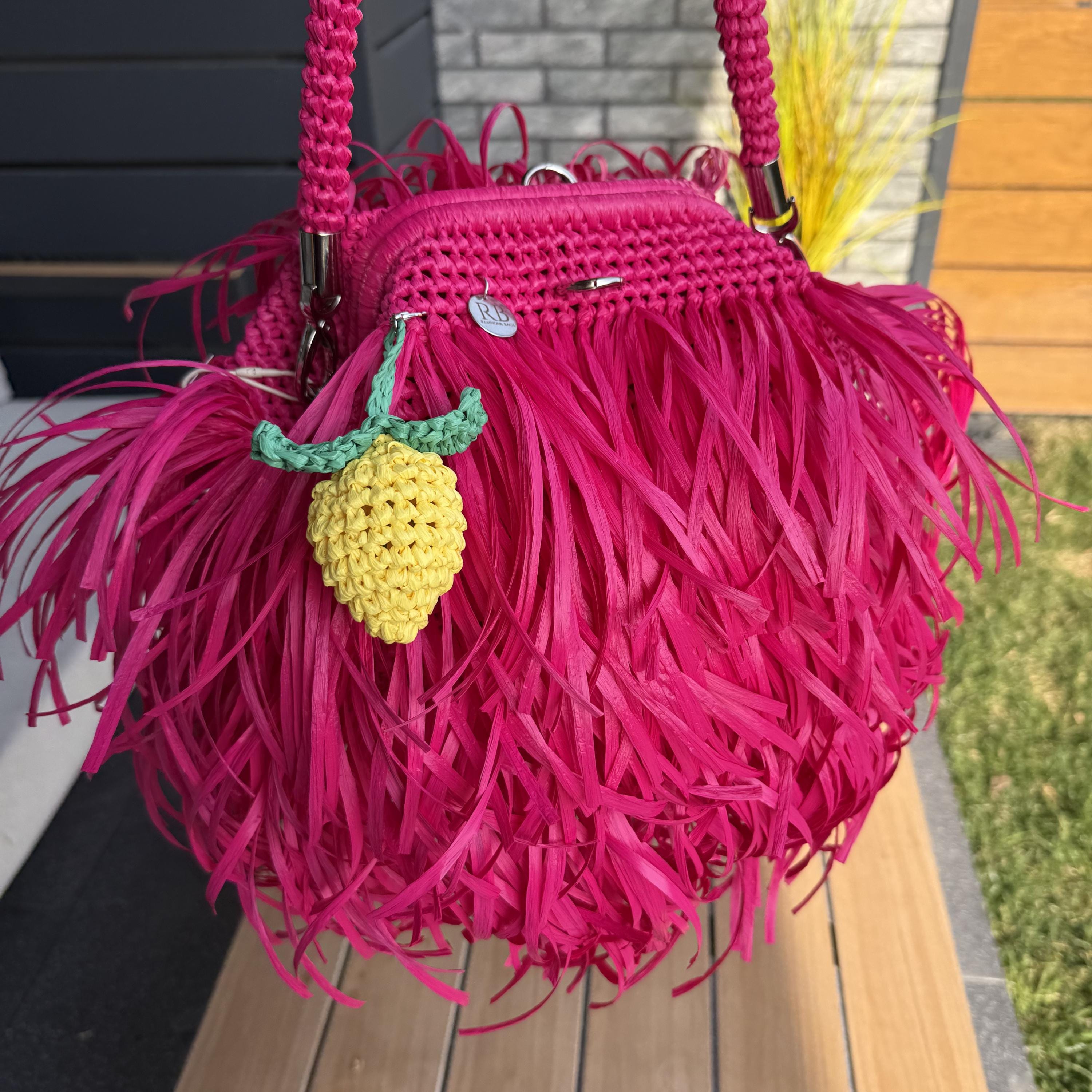 MINI SHAGGY BAG — MAGENTA — view 1