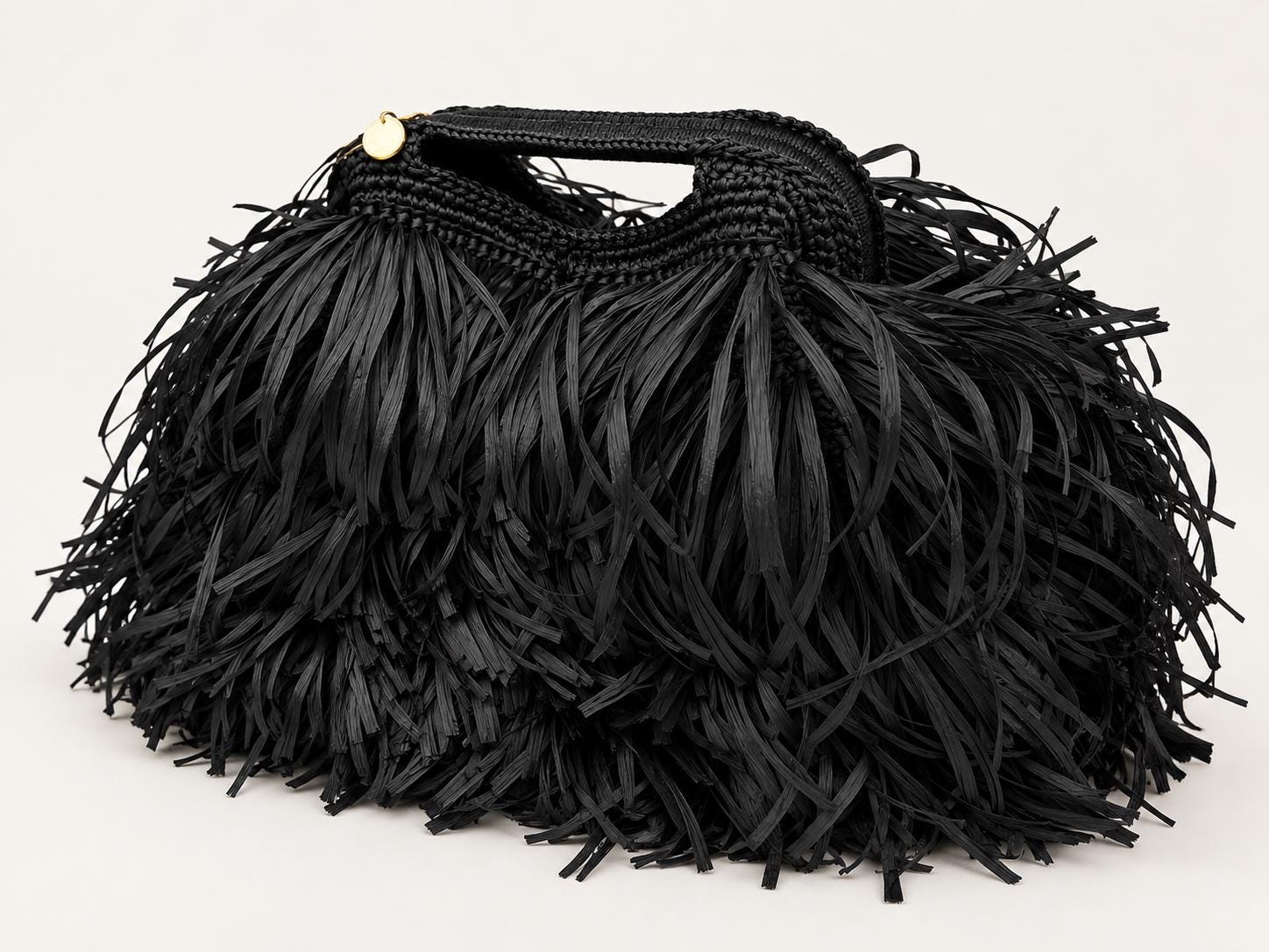 SHAGGY BAG — BLACK — view 1