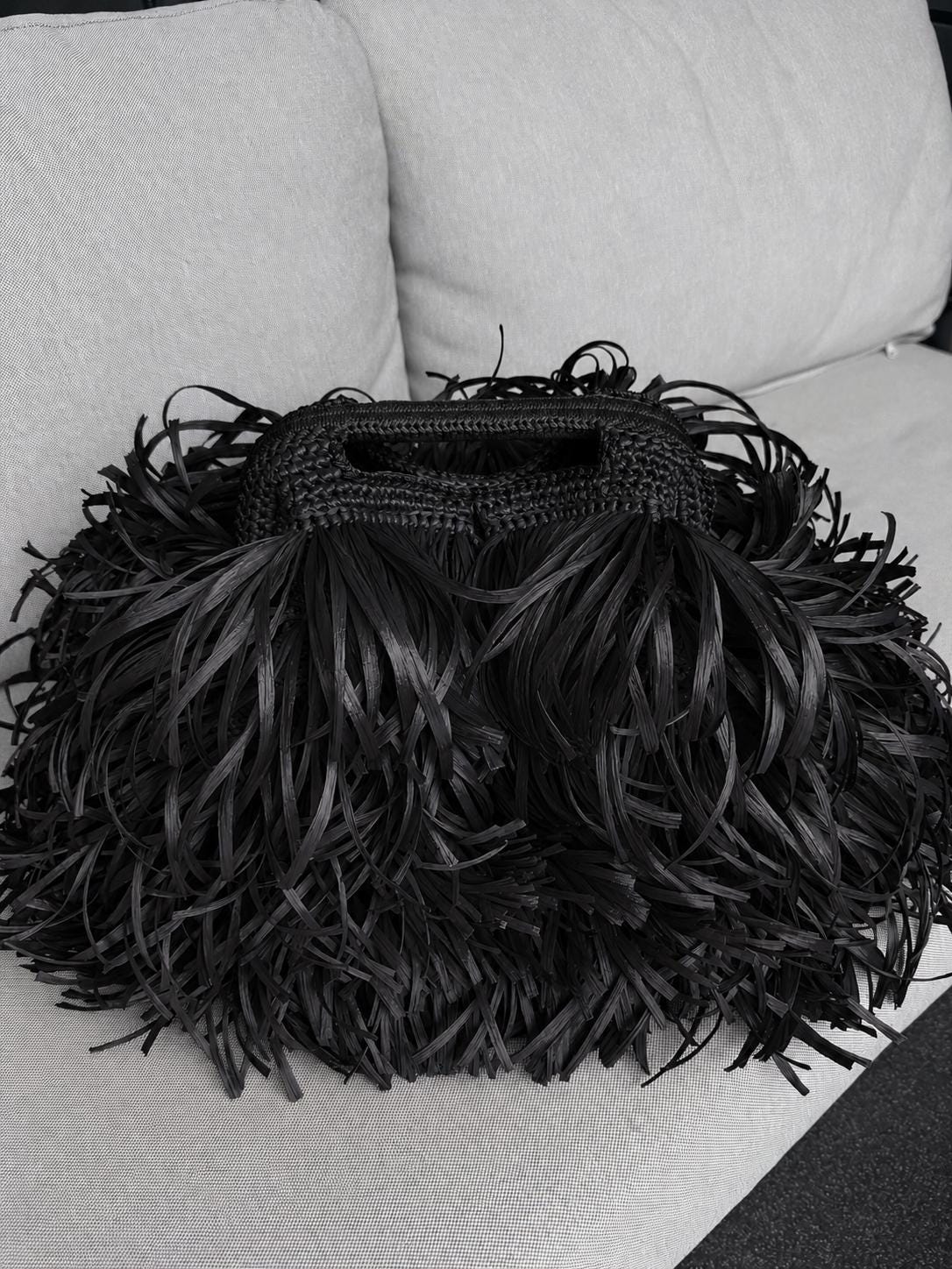 SHAGGY BAG — BLACK — view 2