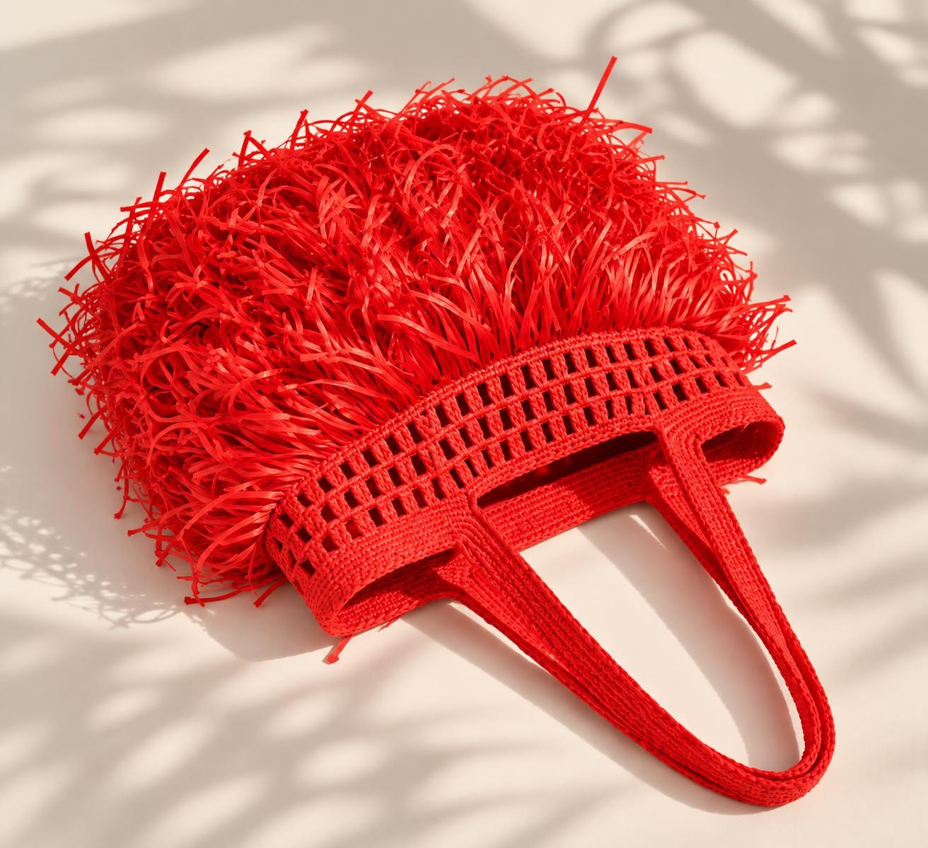 SHOPPER BAG — RED — view 2
