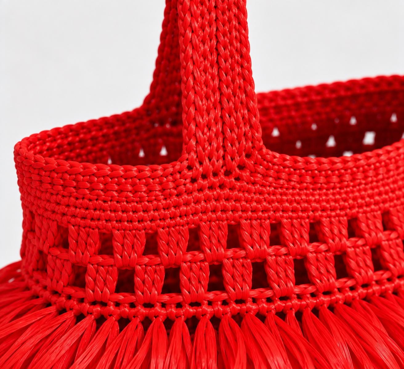 SHOPPER BAG — RED — view 6