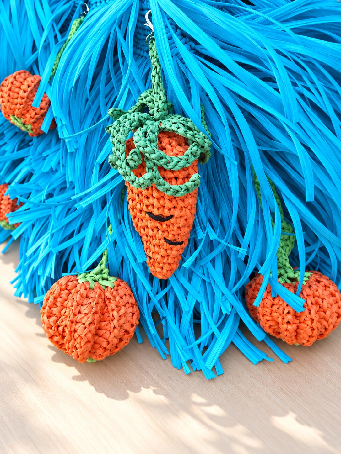 SHAGGY BAG — AQUA — view 3