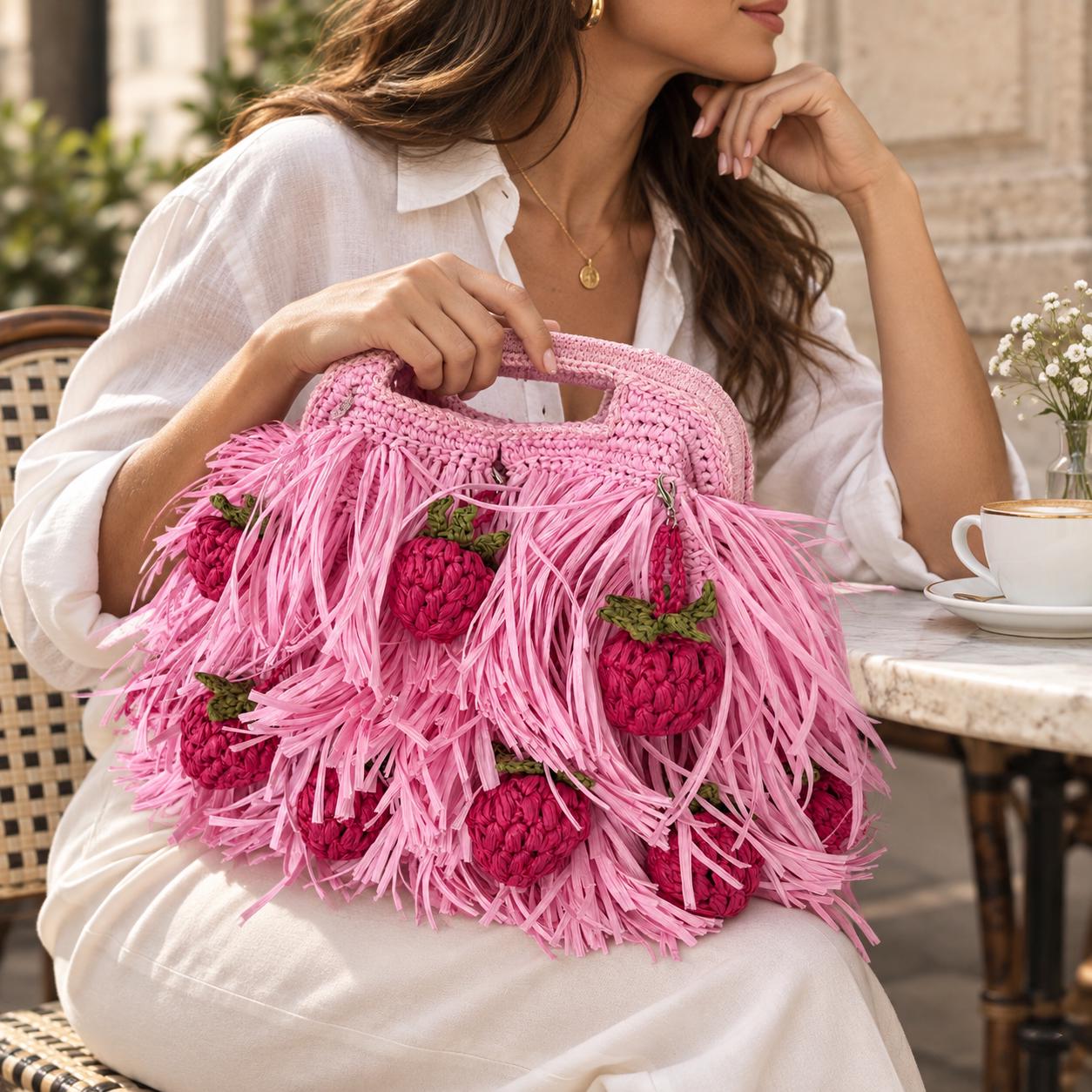 SHAGGY BAG — PINK — view 2