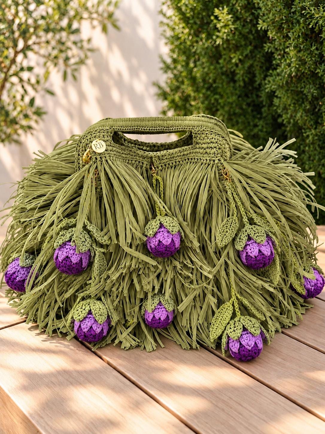 SHAGGY BAG — OLIVE — view 9