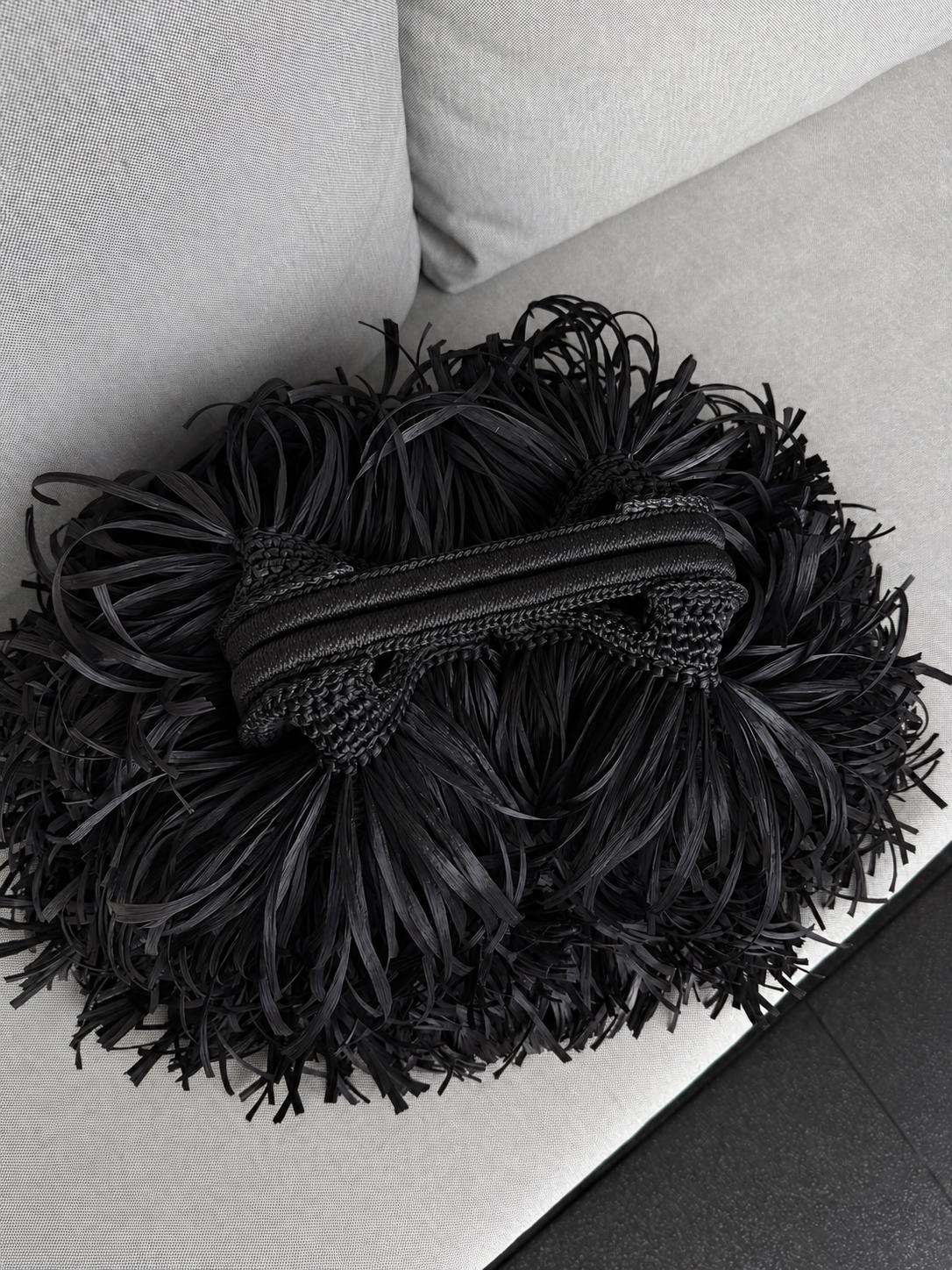 SHAGGY BAG — BLACK — view 2