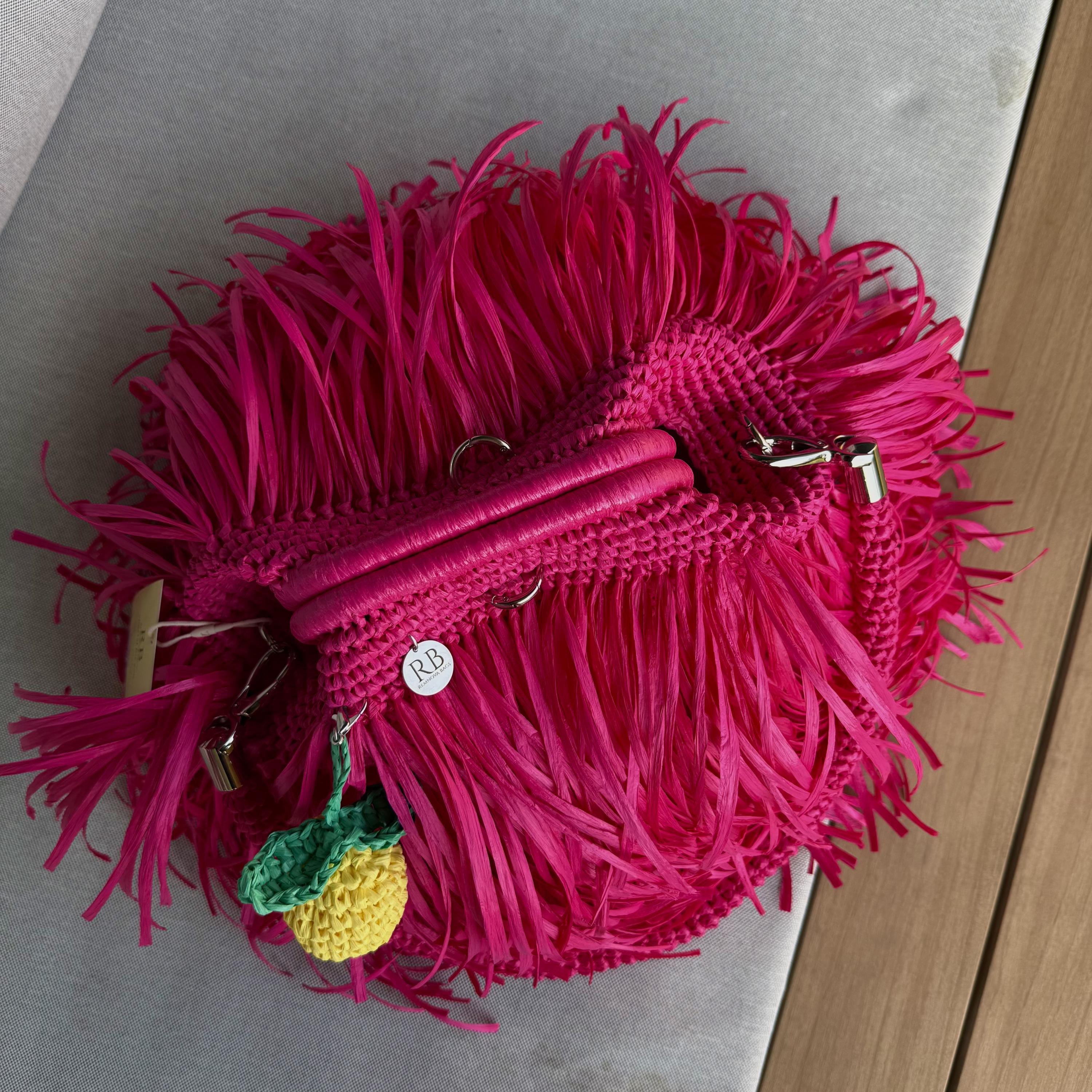 MINI SHAGGY BAG — MAGENTA — view 5