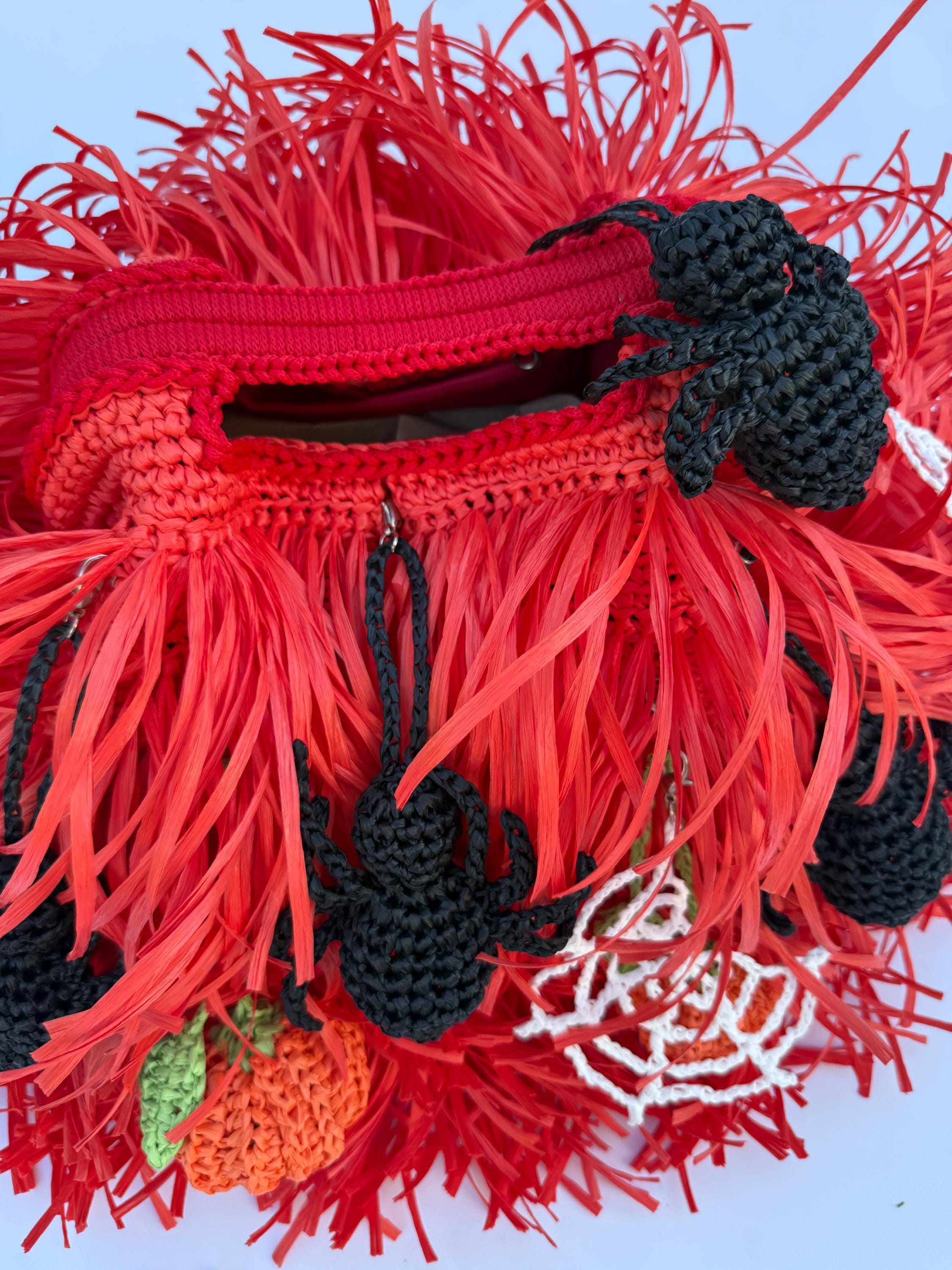 SHAGGY BAG — RED — view 6