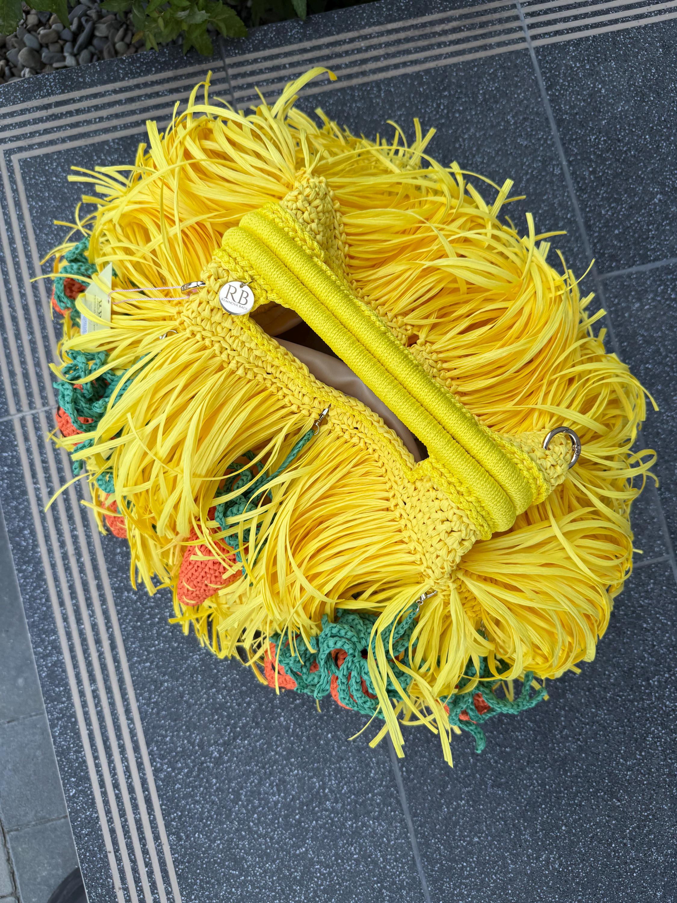 SHAGGY BAG — YELLOW — view 5