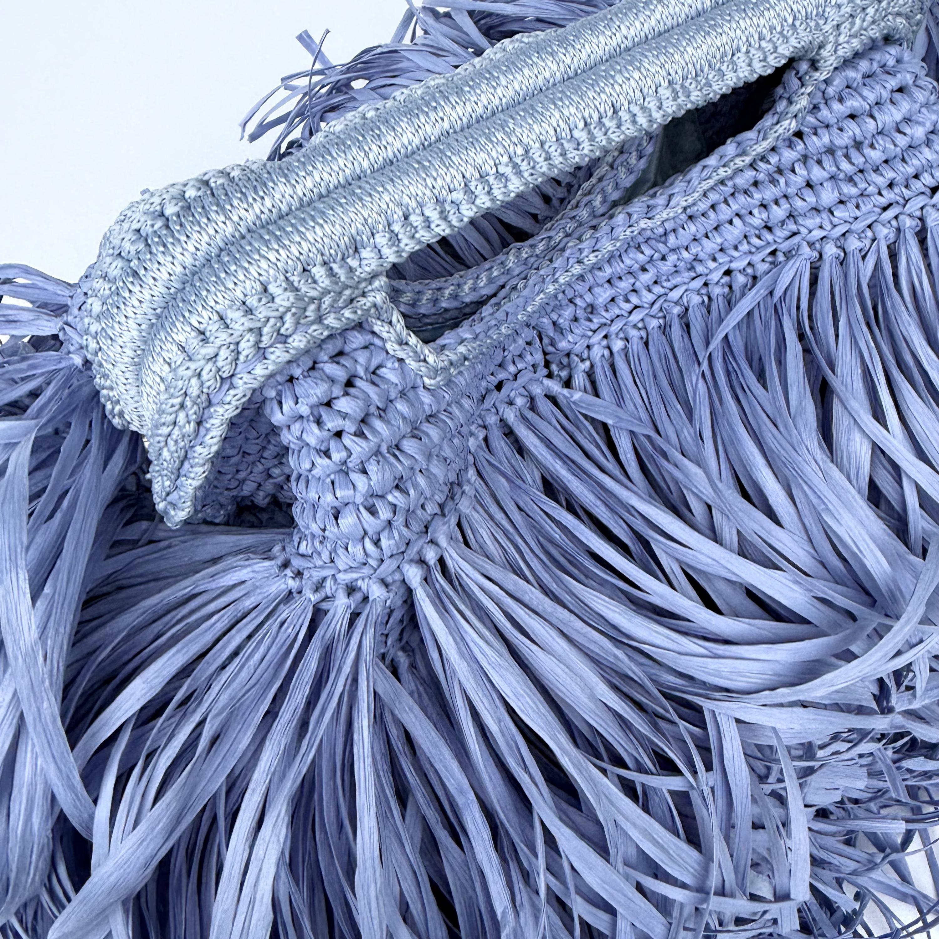 SHAGGY BAG — DUSTY BLUE — view 2