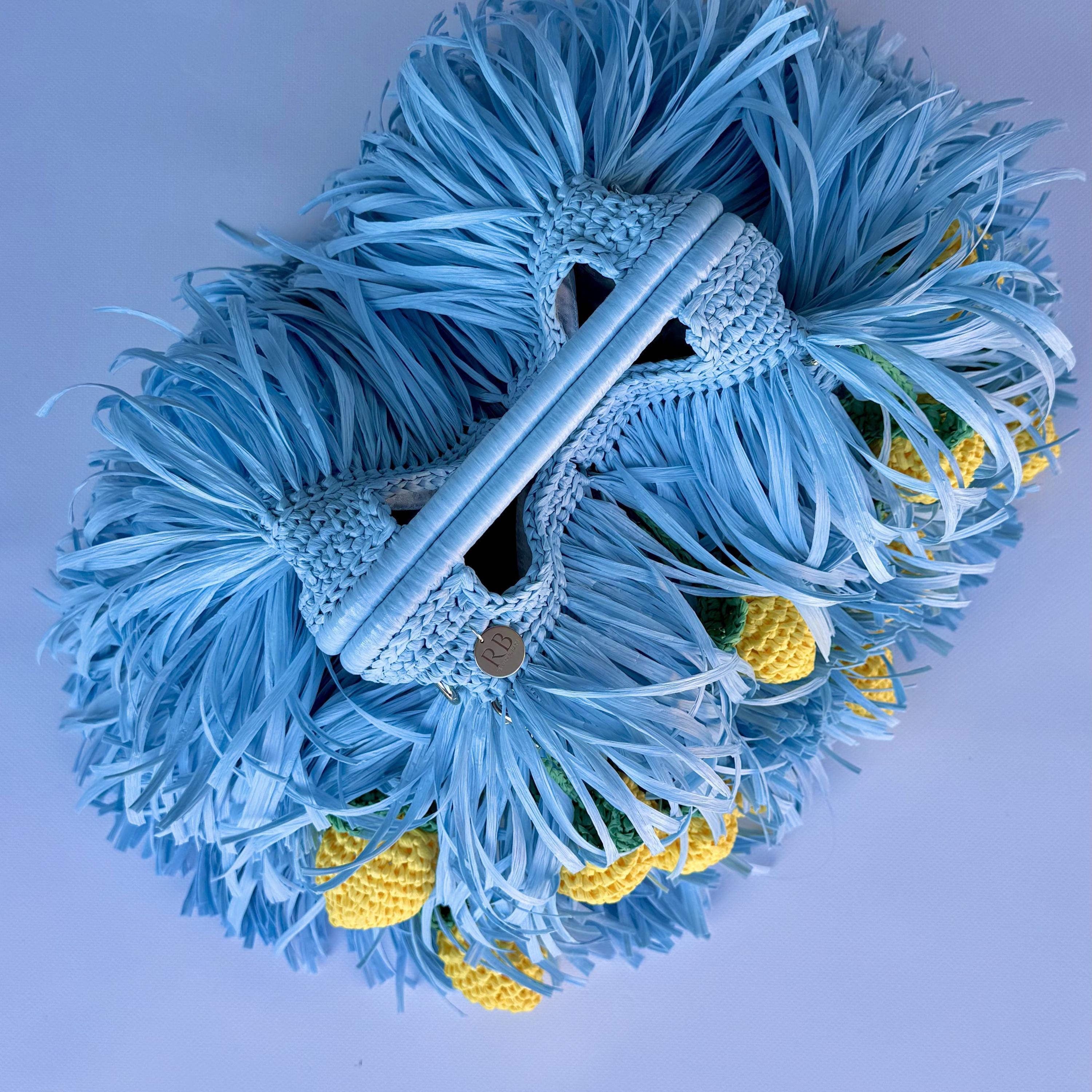 SHAGGY BAG — SKY BLUE — view 6