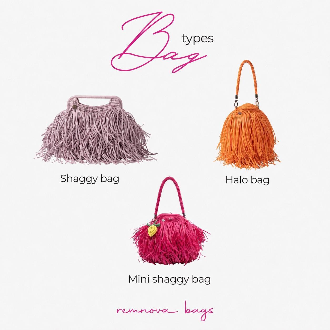 FRINGE TOTE — BLUE & PURPLE