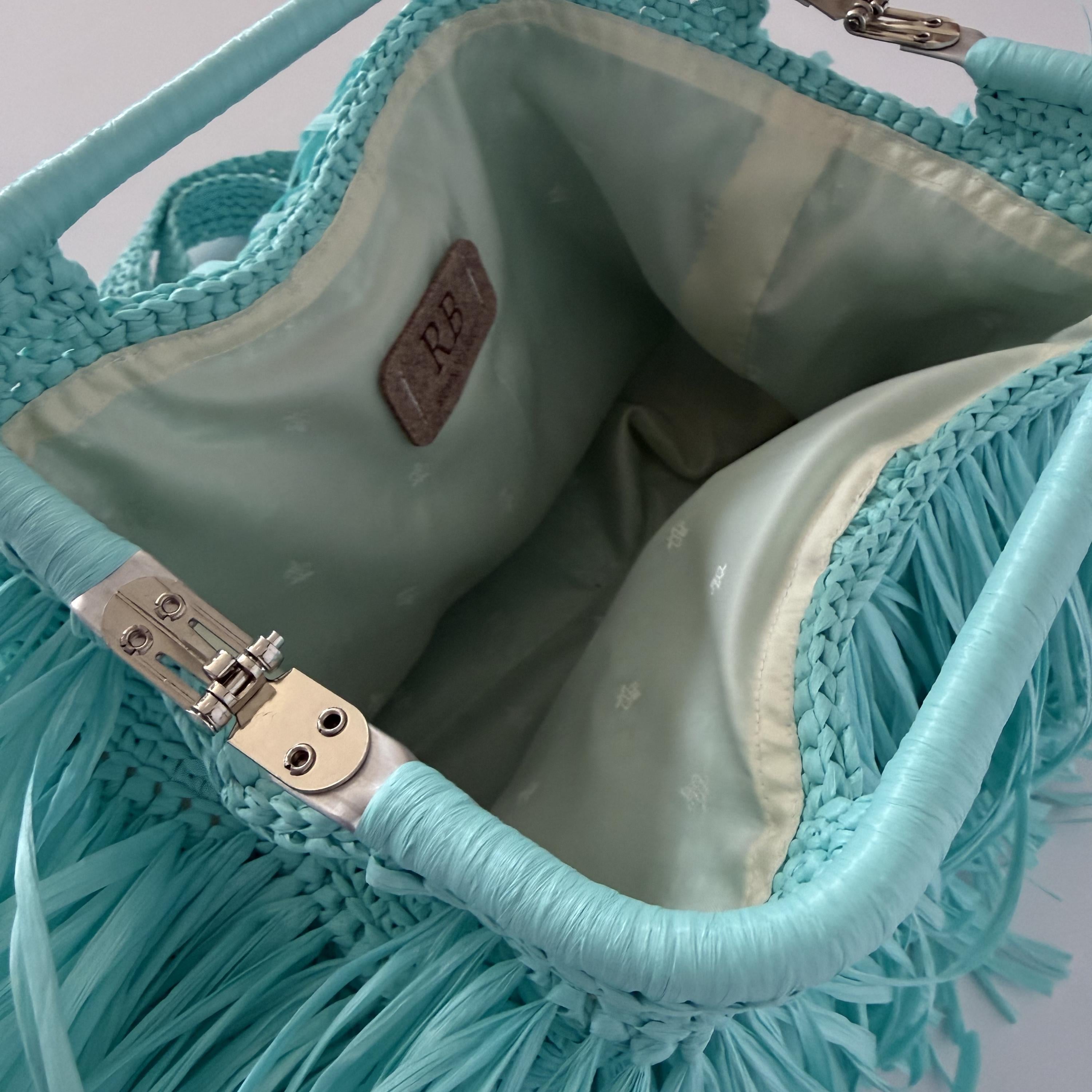SHAGGY BAG — BLUE — view 4
