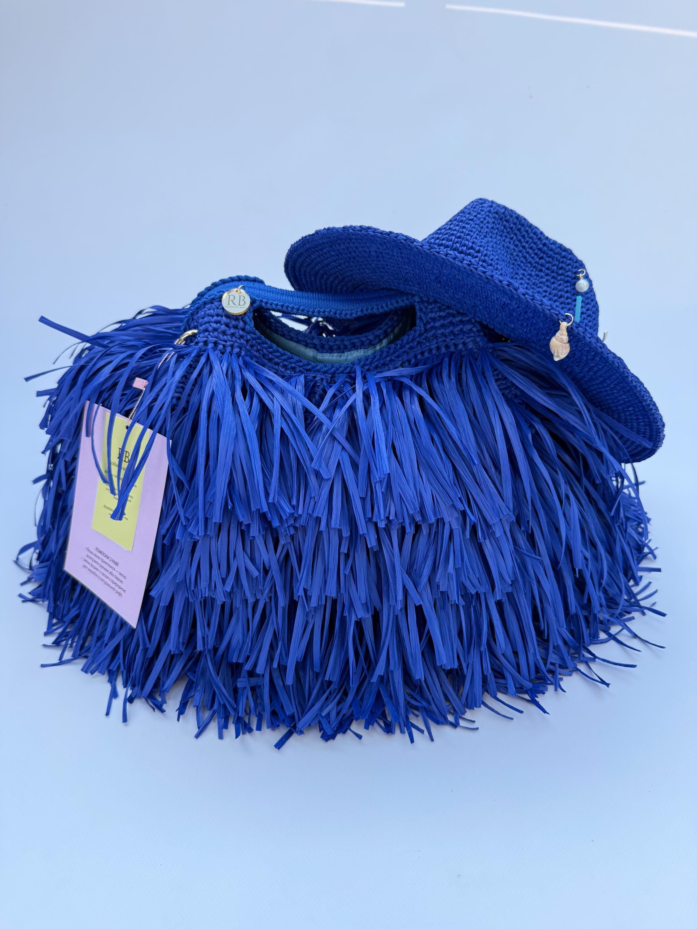 SHAGGY BAG — COBALT — view 6