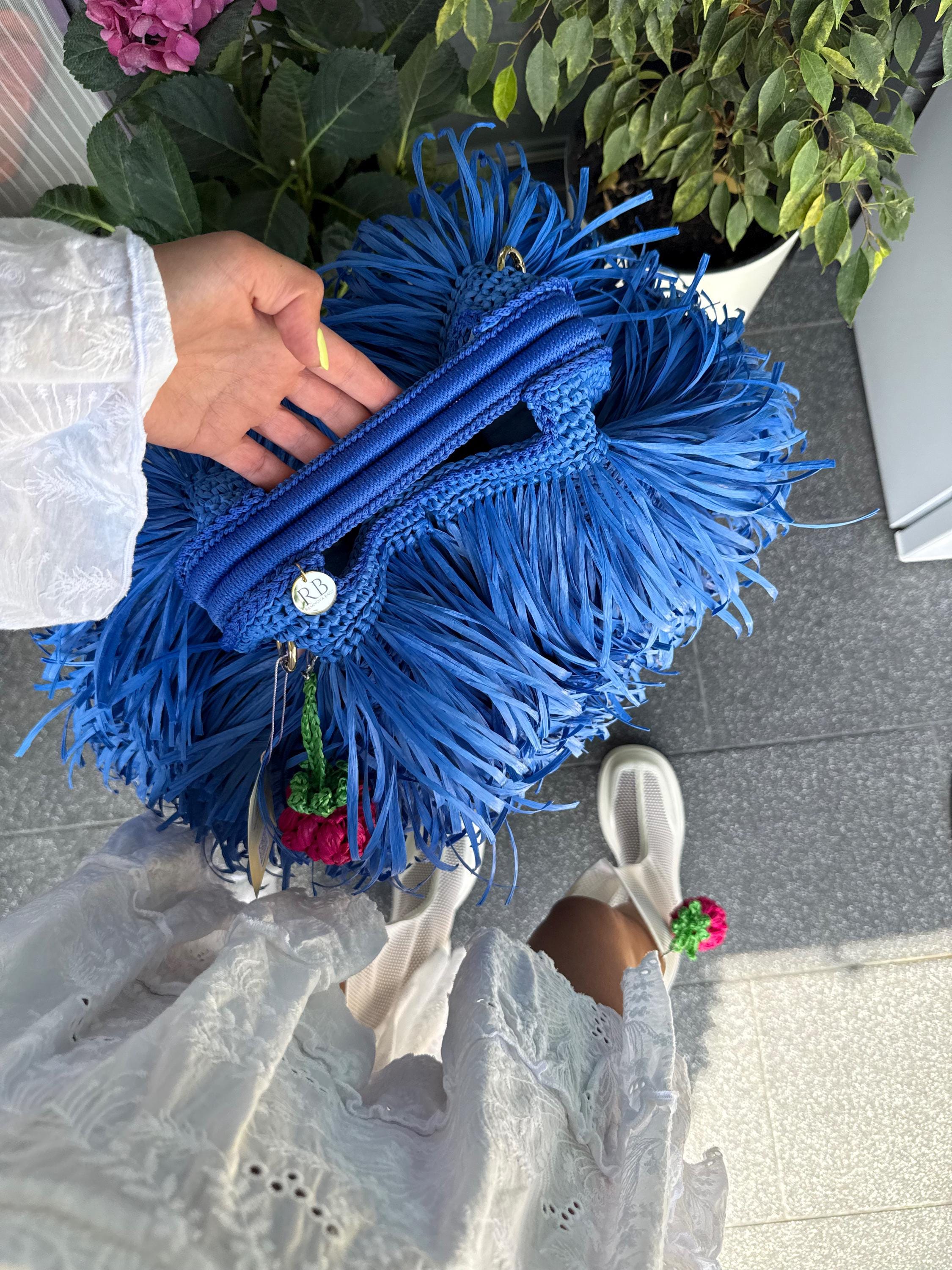 SHAGGY BAG — COBALT — view 7