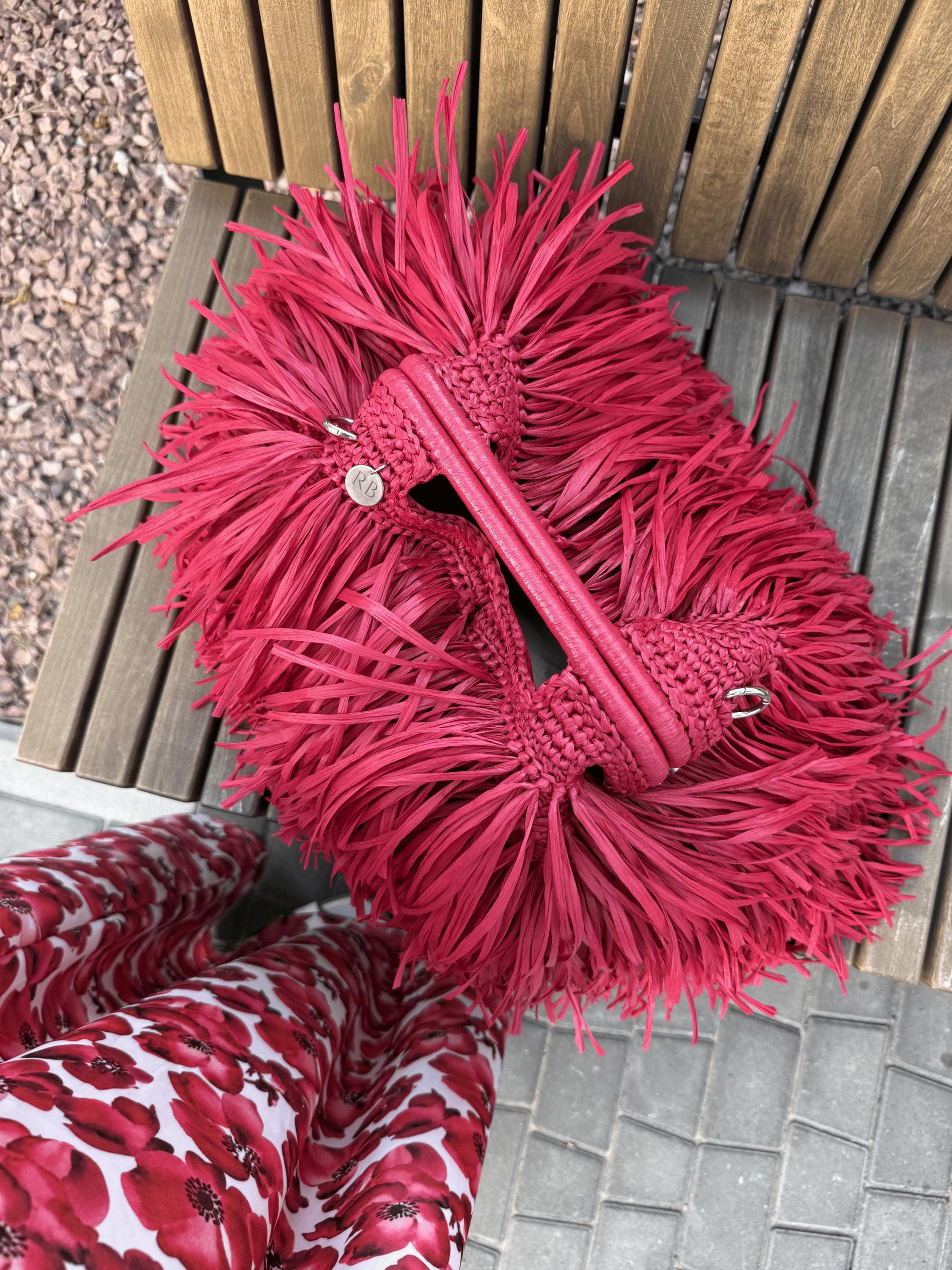 SHAGGY BAG — HOT PINK — view 4