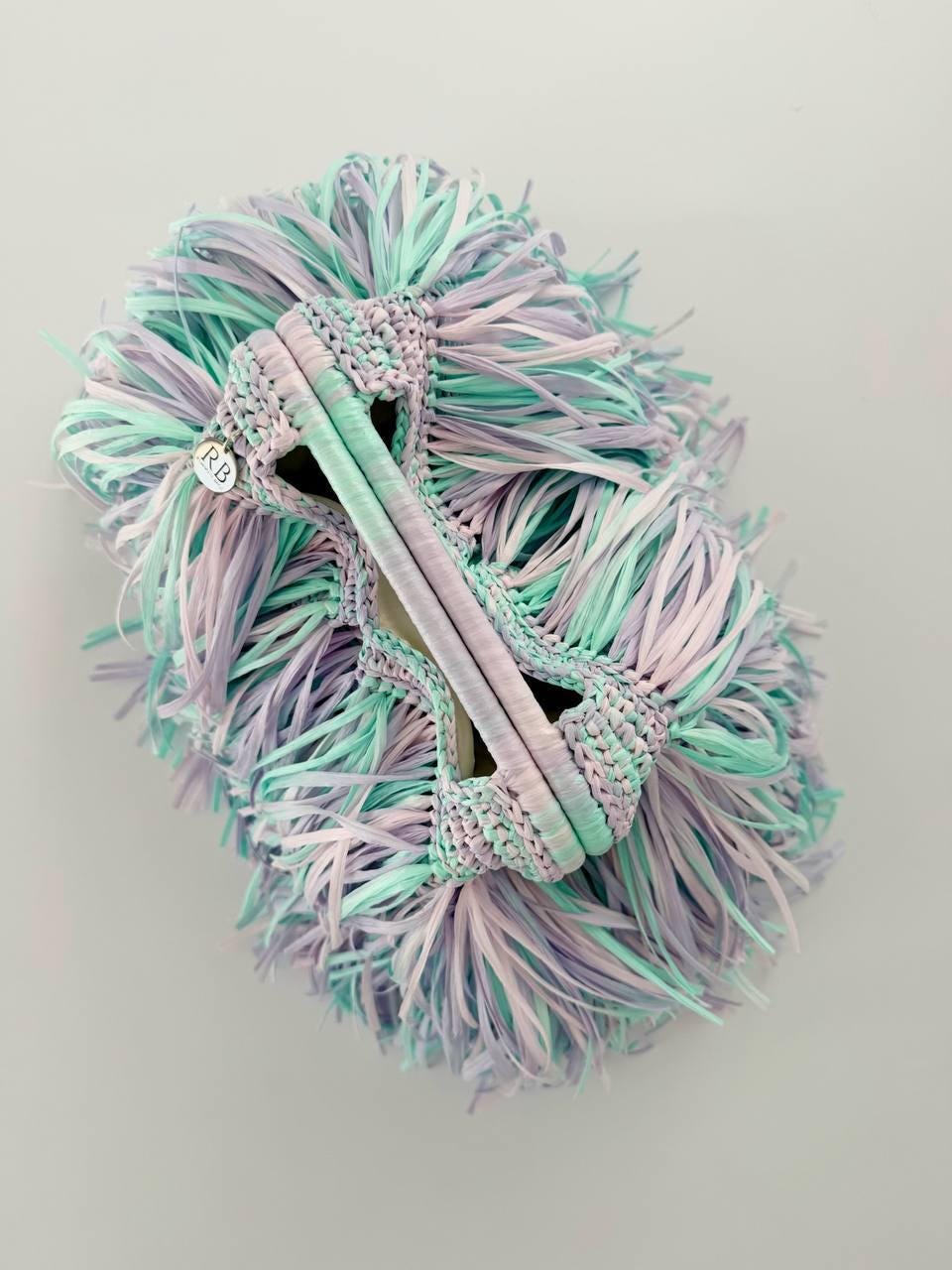 FRINGE BAG — BLUE & PURPLE