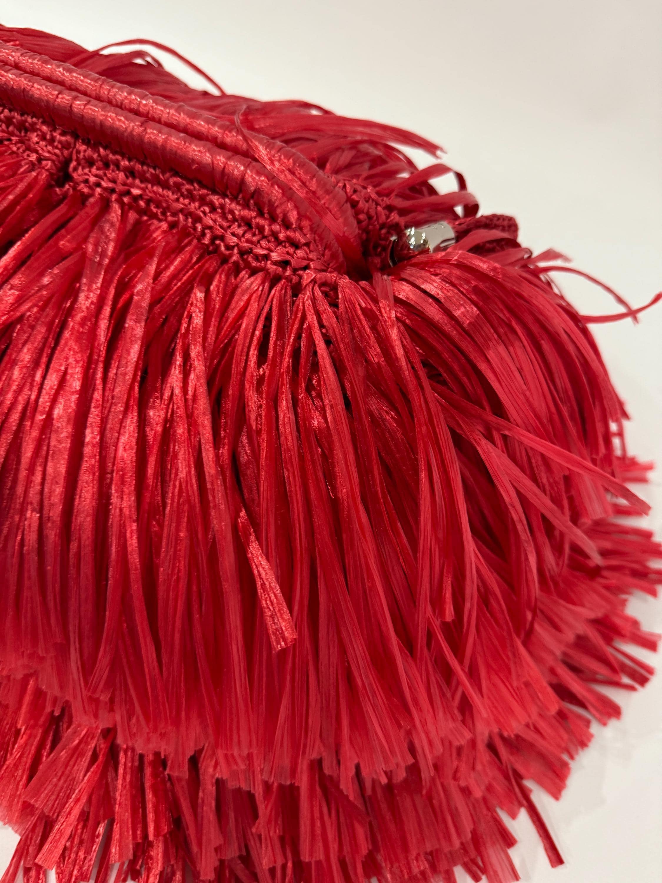TEXTURE CLUTCH — RED — view 6