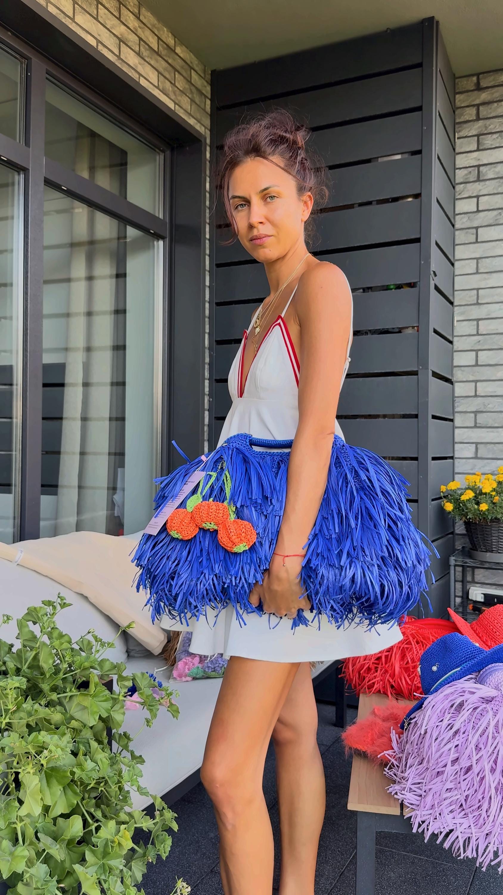 SHAGGY BAG — ROYAL BLUE — view 7