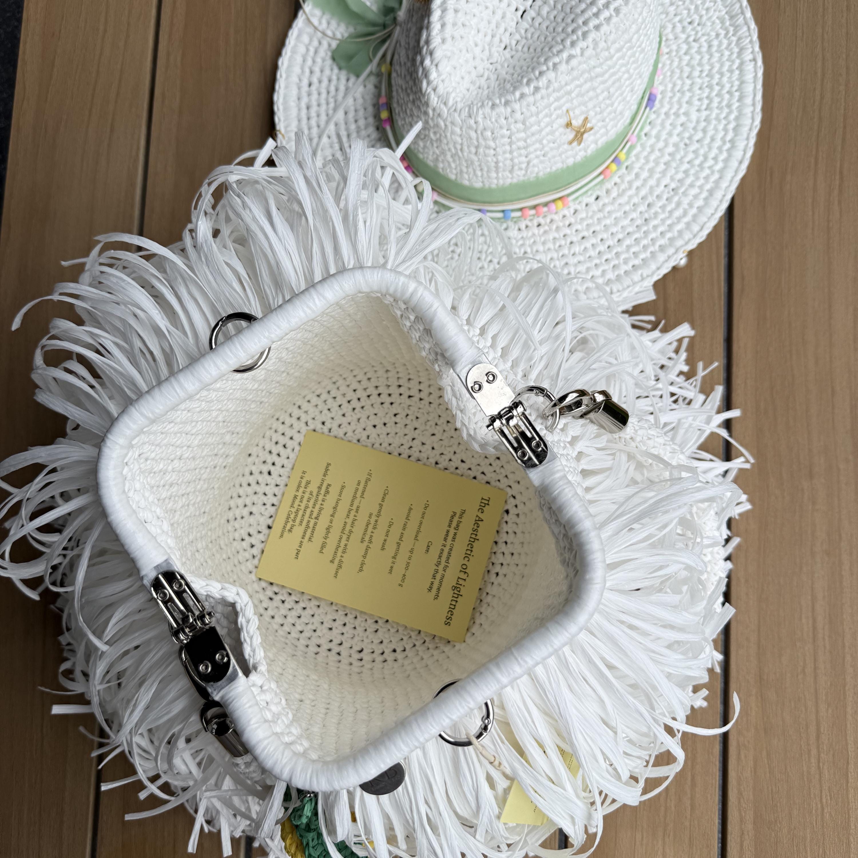 MINI SHAGGY BAG — WHITE — view 4