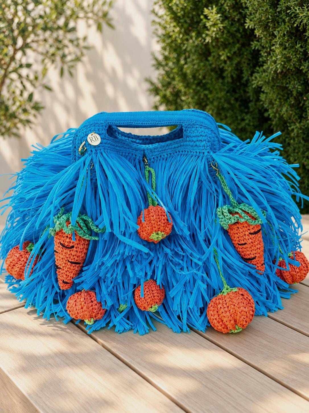 SHAGGY BAG — AQUA — view 2