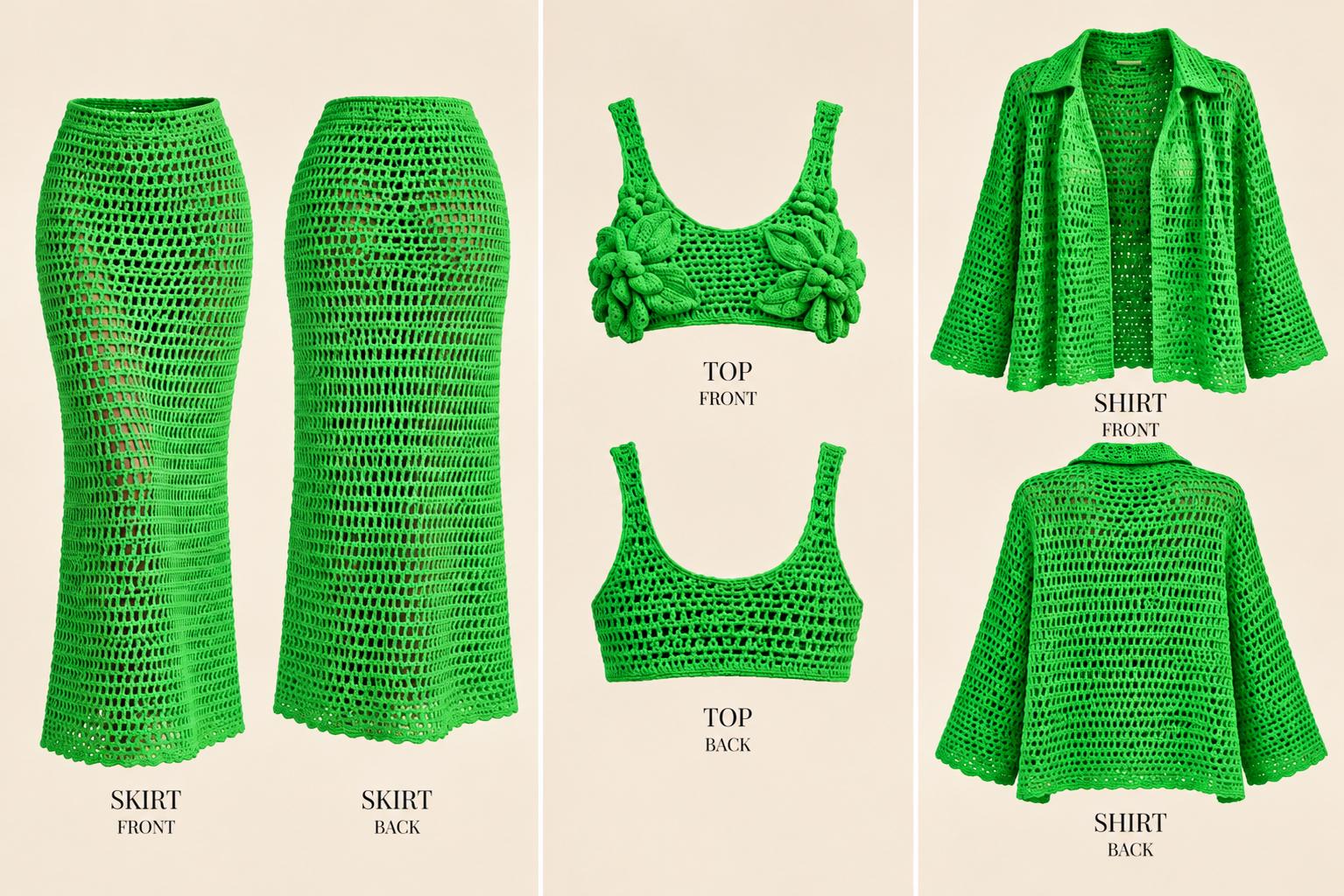 KNIT SET — BLUE