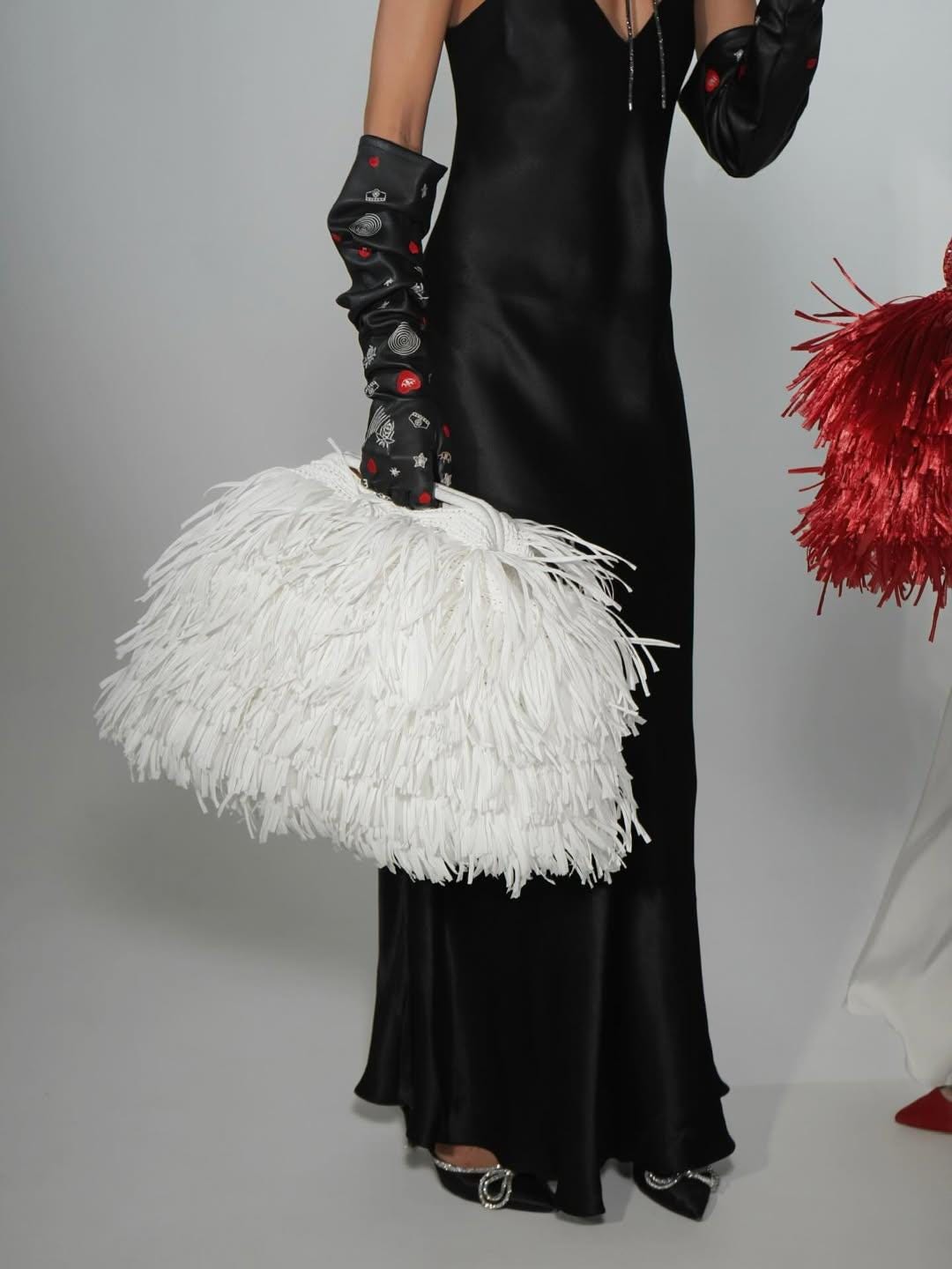SHAGGY BAG — WHITE — view 2
