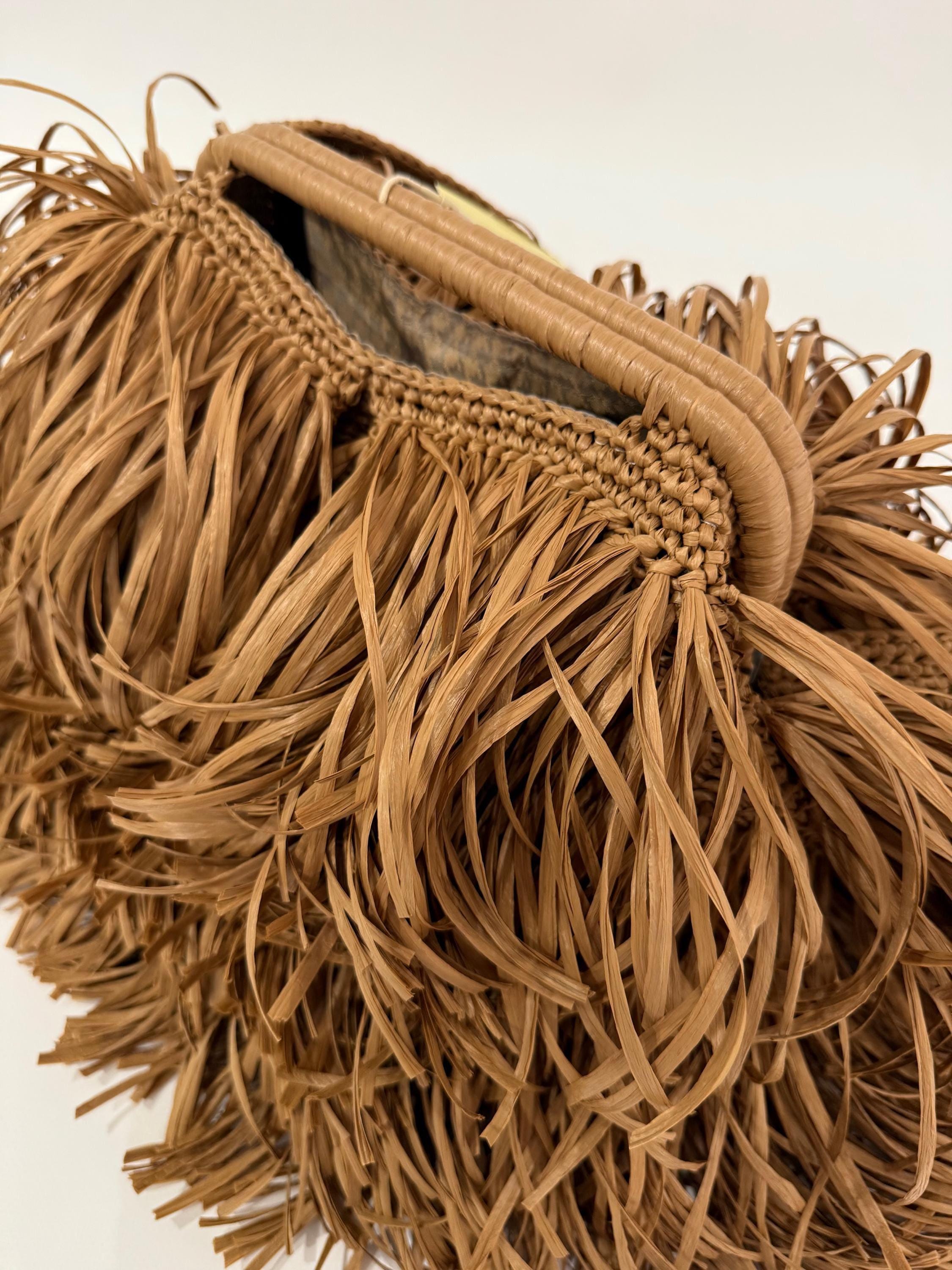 TEXTURE CLUTCH — BROWN — view 7