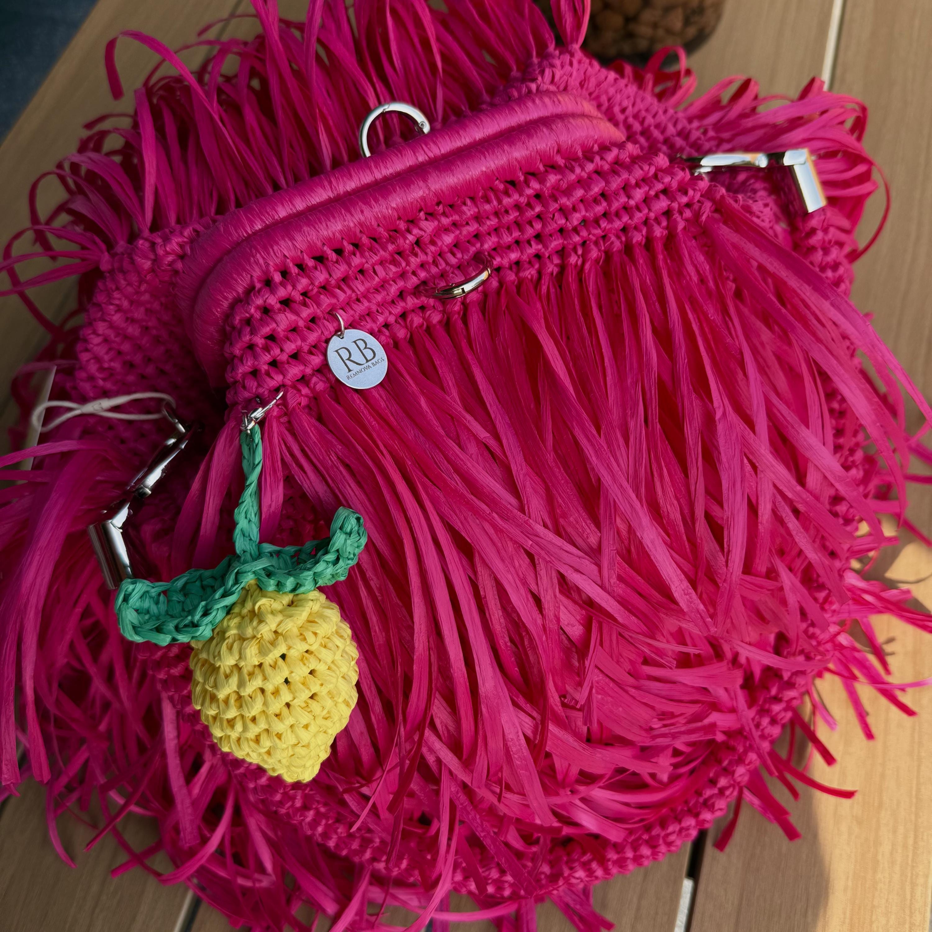 MINI SHAGGY BAG — MAGENTA — view 7