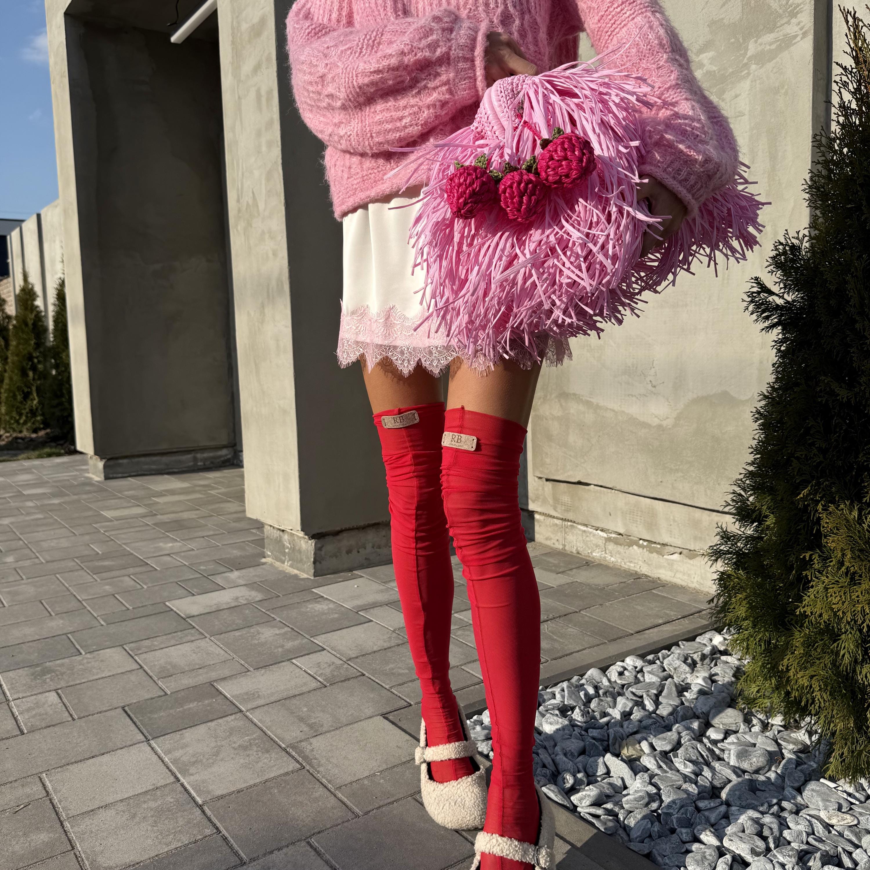 SHAGGY BAG — PINK — view 3
