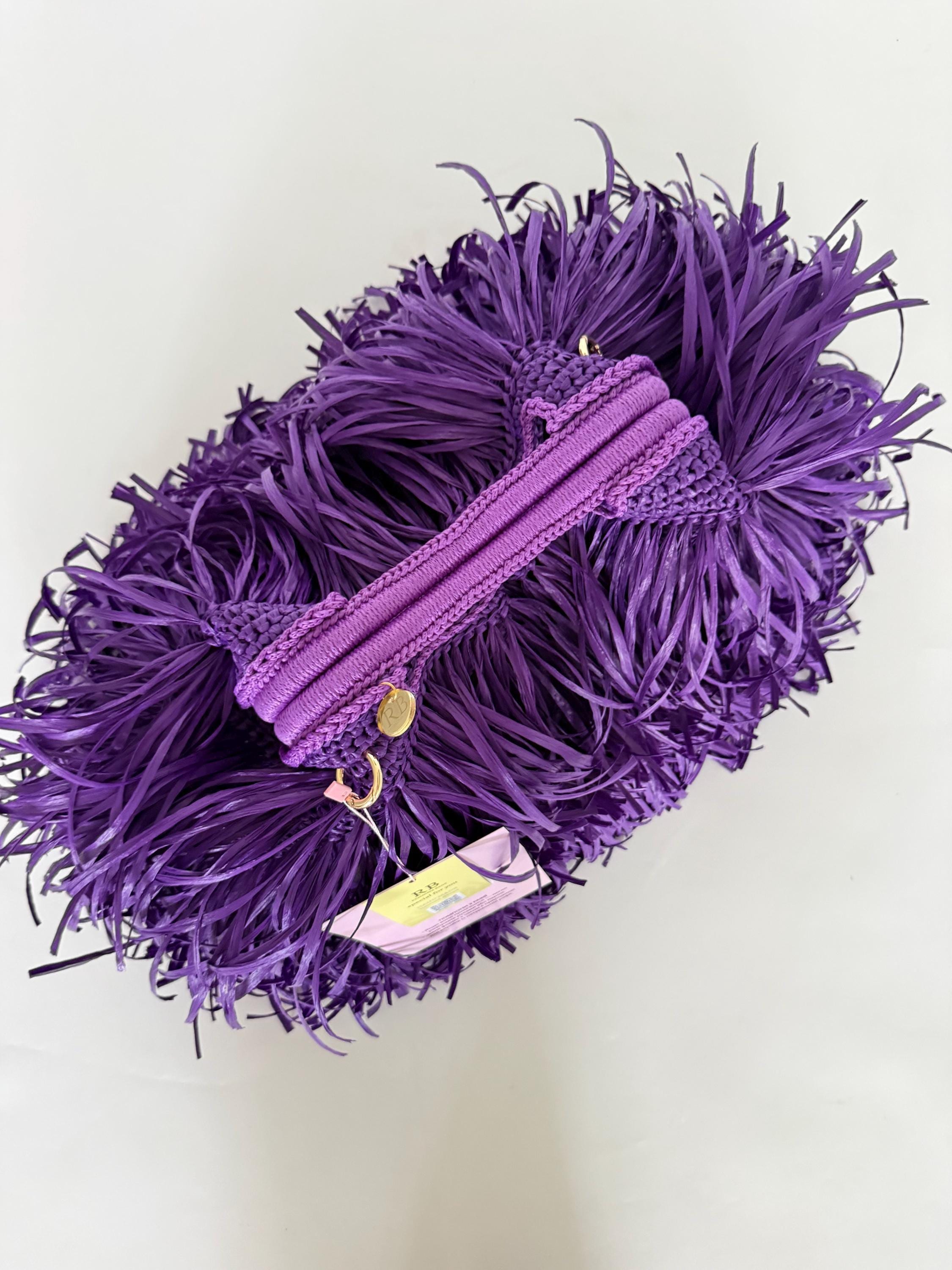 SHAGGY BAG — PURPLE — view 7