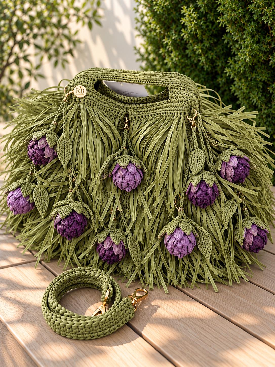 SHAGGY BAG — OLIVE — view 2