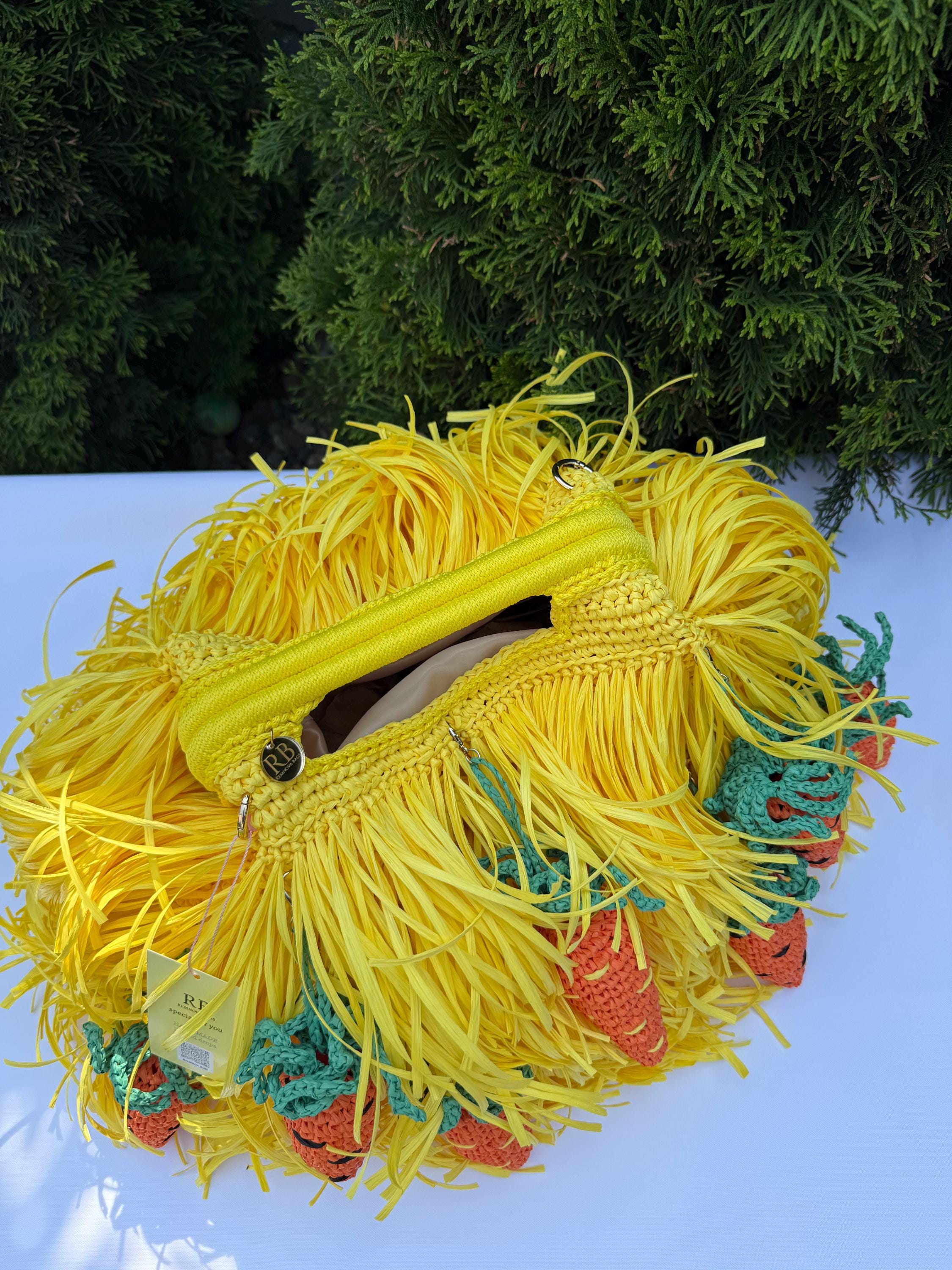 SHAGGY BAG — YELLOW — view 4