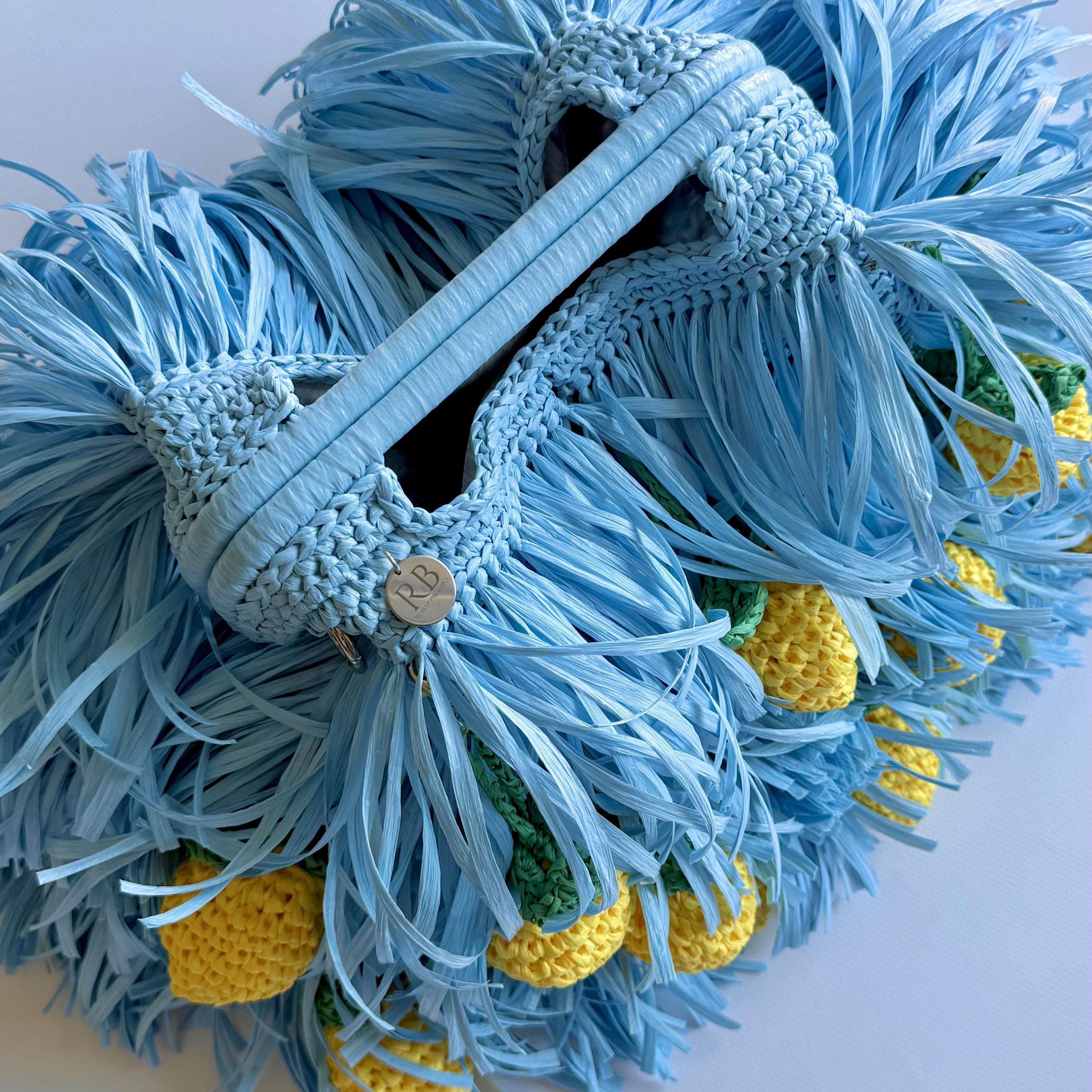 SHAGGY BAG — SKY BLUE — view 2