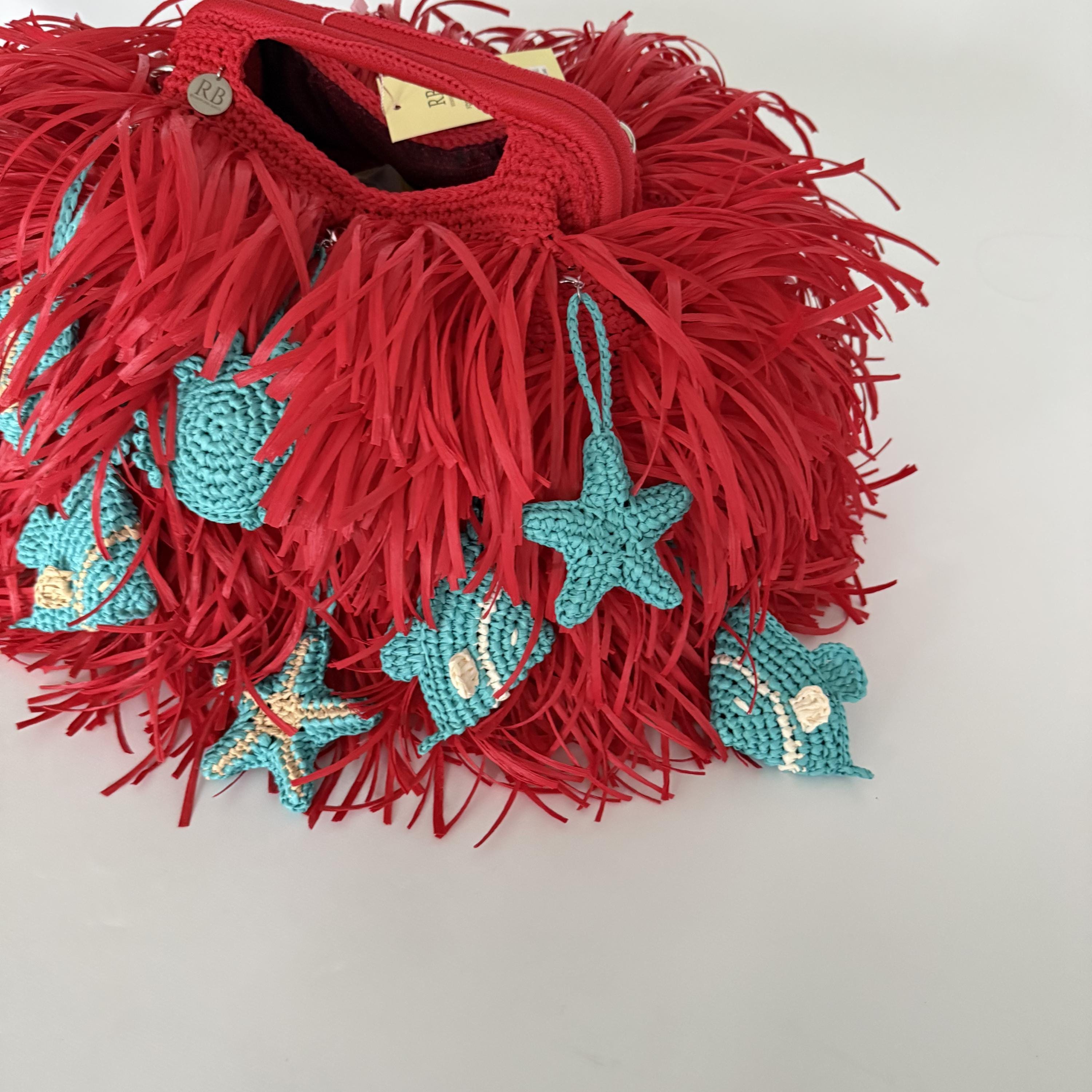 SHAGGY BAG — RED — view 2
