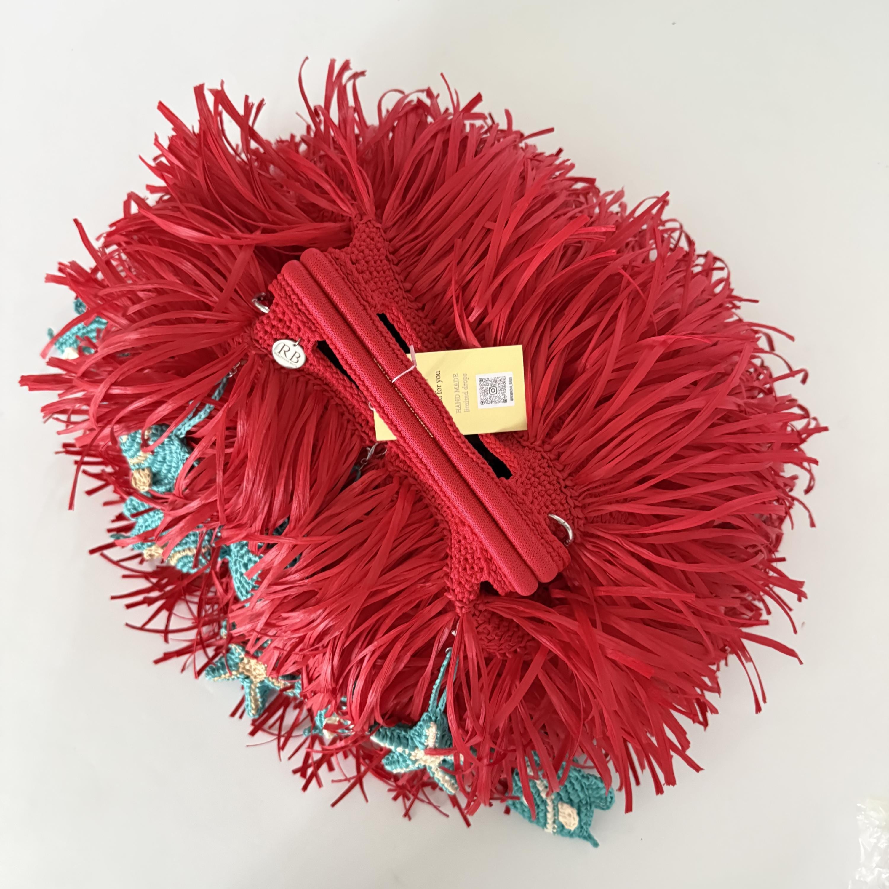SHAGGY BAG — RED — view 3