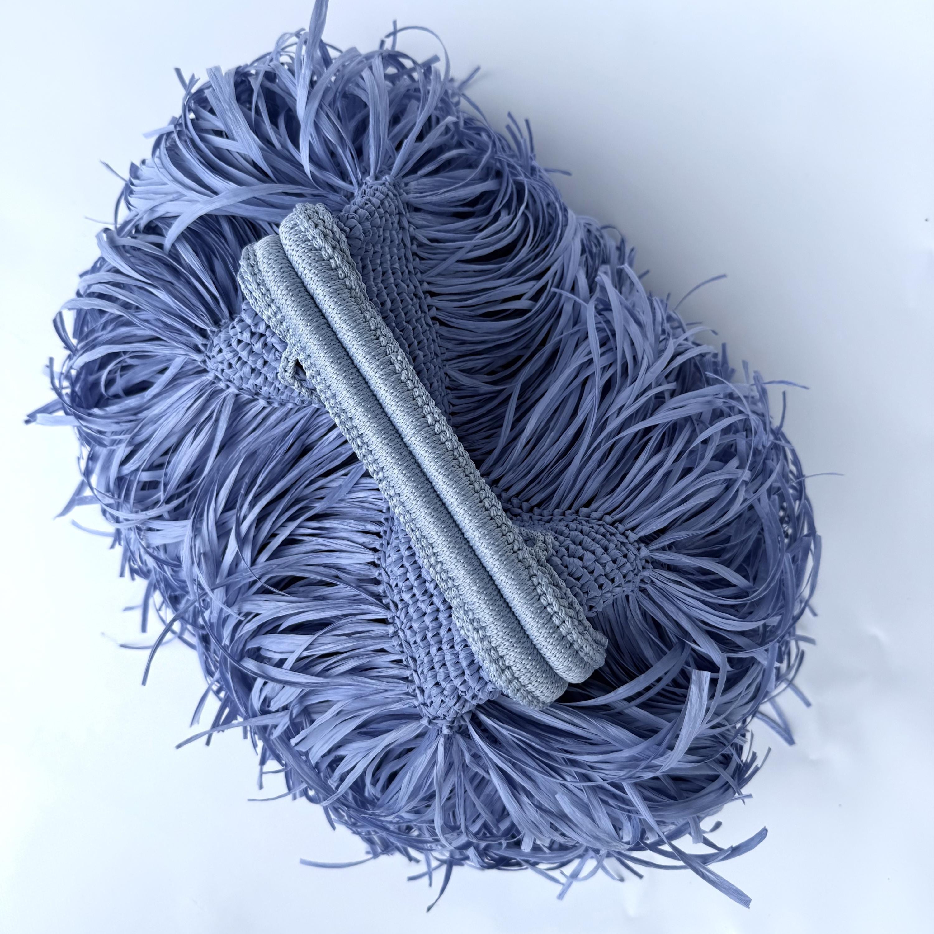 SHAGGY BAG — DUSTY BLUE — view 4
