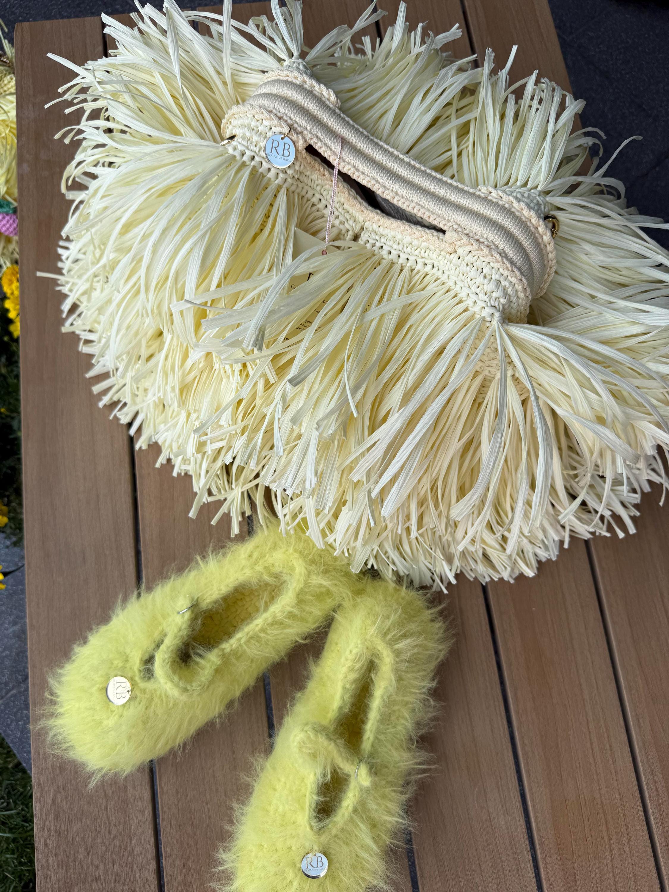 SHAGGY BAG — BUTTER YELLOW — view 3